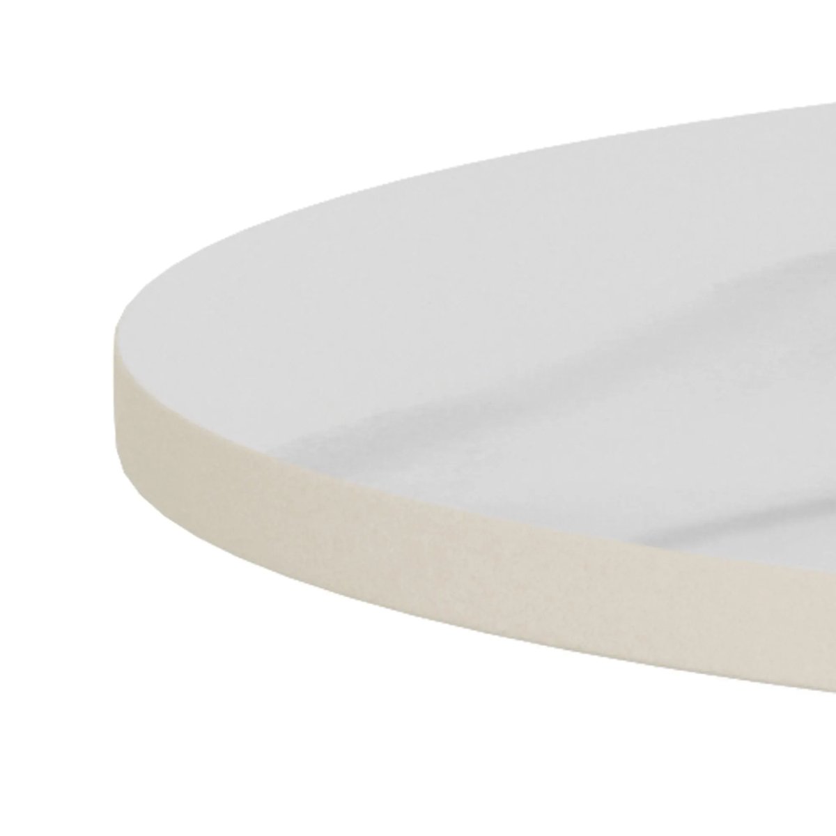 Bout de canapé en céramique blanche et métal noir D45 - AELIA blanc, HELLIN, DEPUIS 1862