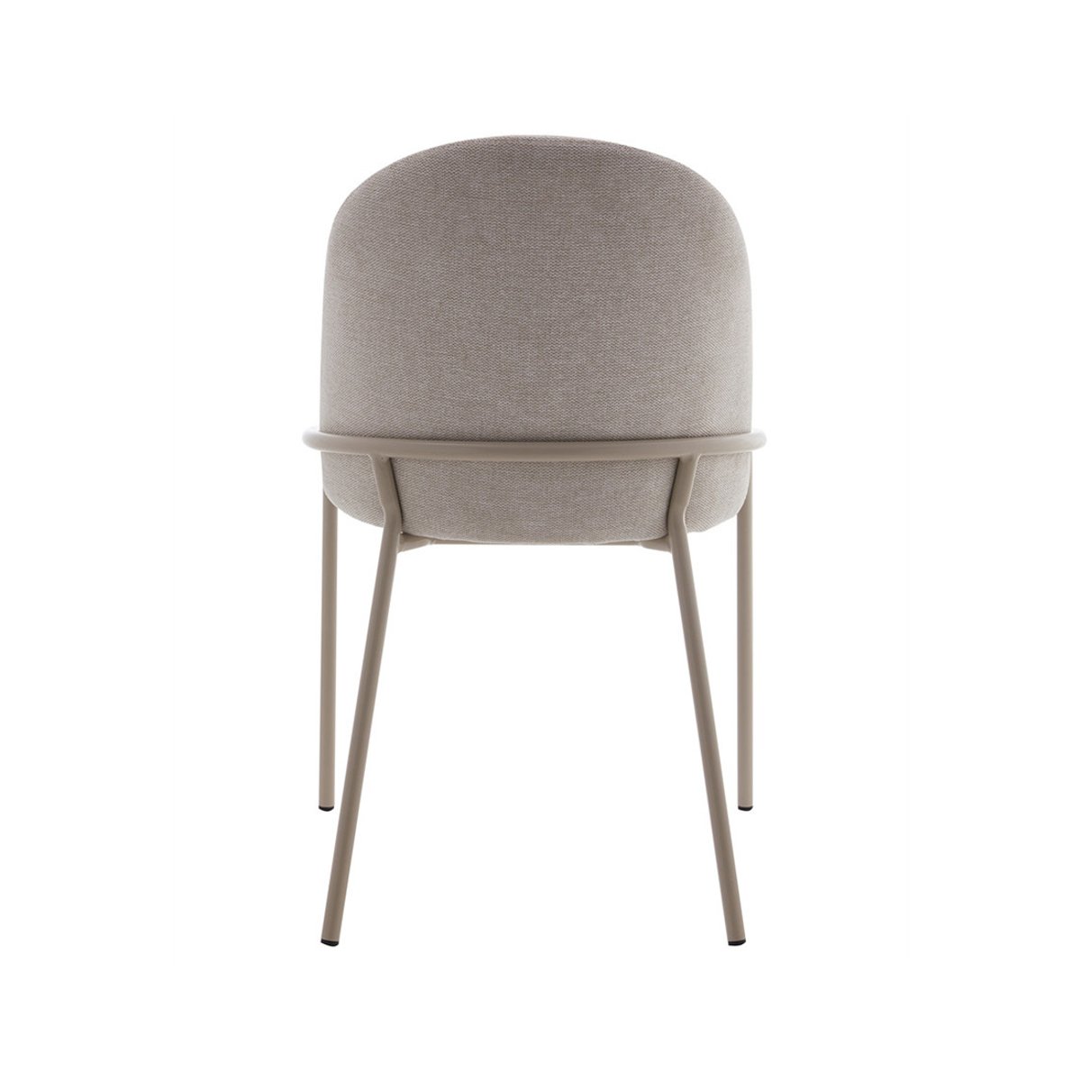 Lot de 4 chaises en tissu, IMELDA beige, BEST MOBILIER