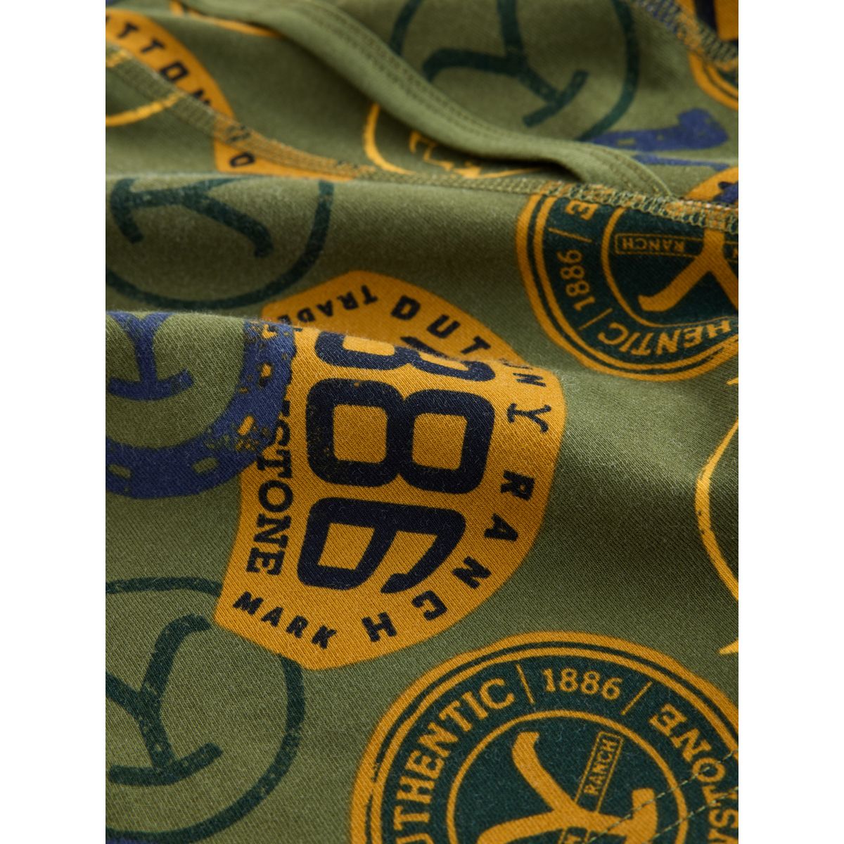 Boxer yellow stone sous licence brun/vert, NEXT