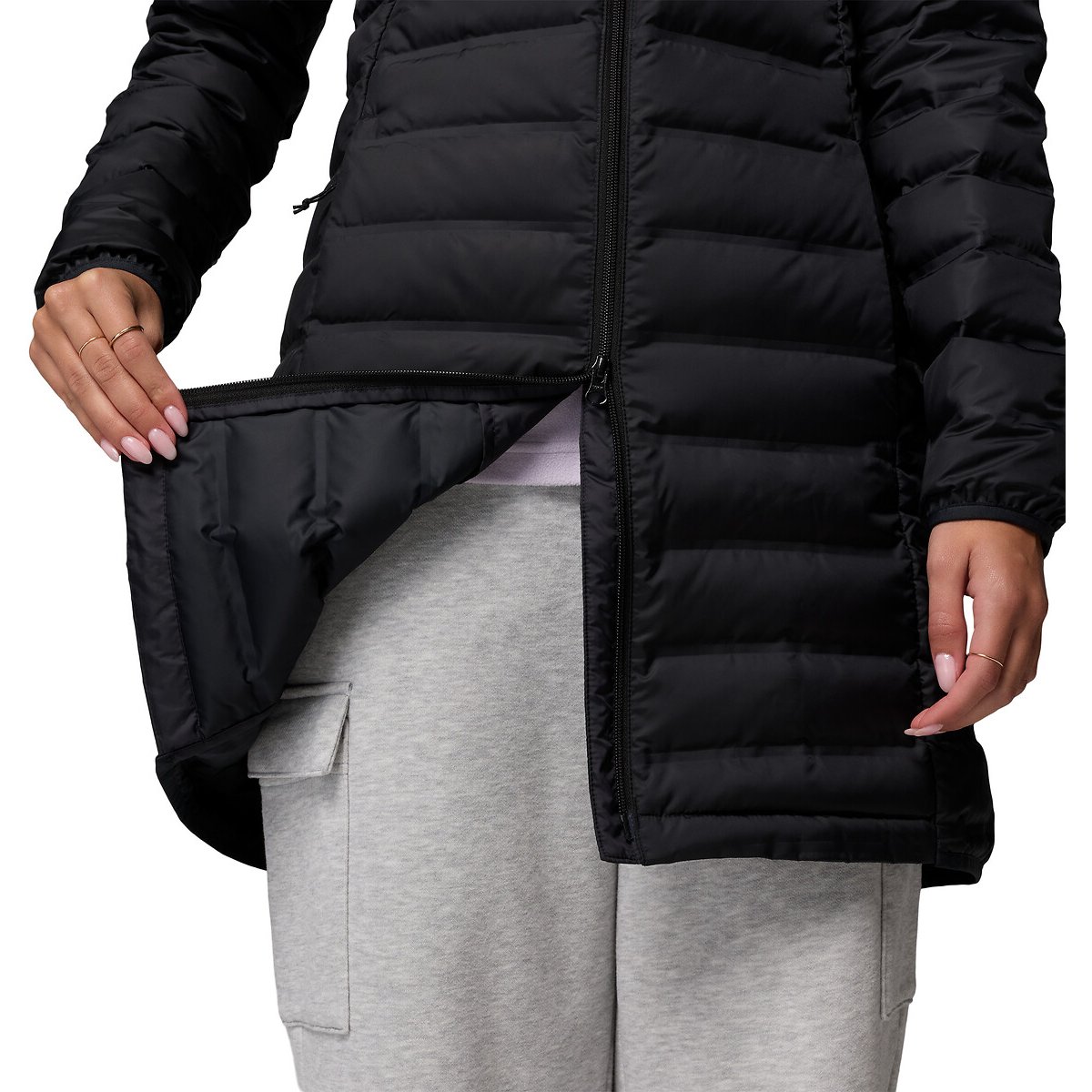 Veste longue à Capuche Lake 22™ noir, COLUMBIA