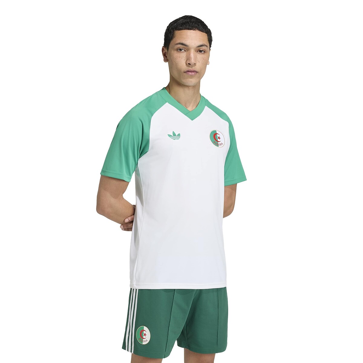Preshirt Home Algérie, Coupe du monde 2026 blanc, adidas Performance