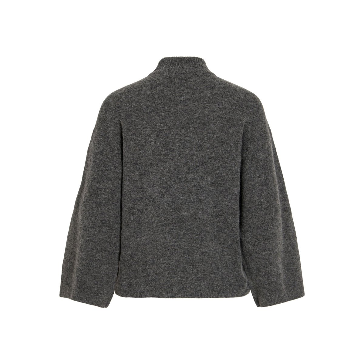 Pull En Maille gris - dark grey melange1, ROUGE EDIT