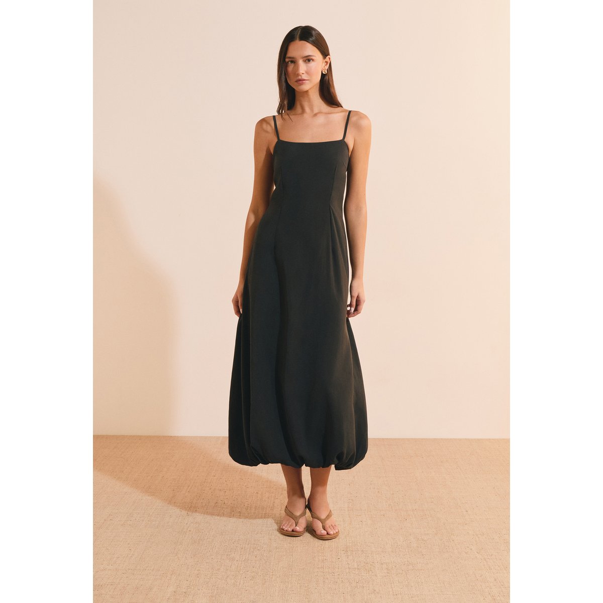 Robe longue boule PAMMY noir, ETAM