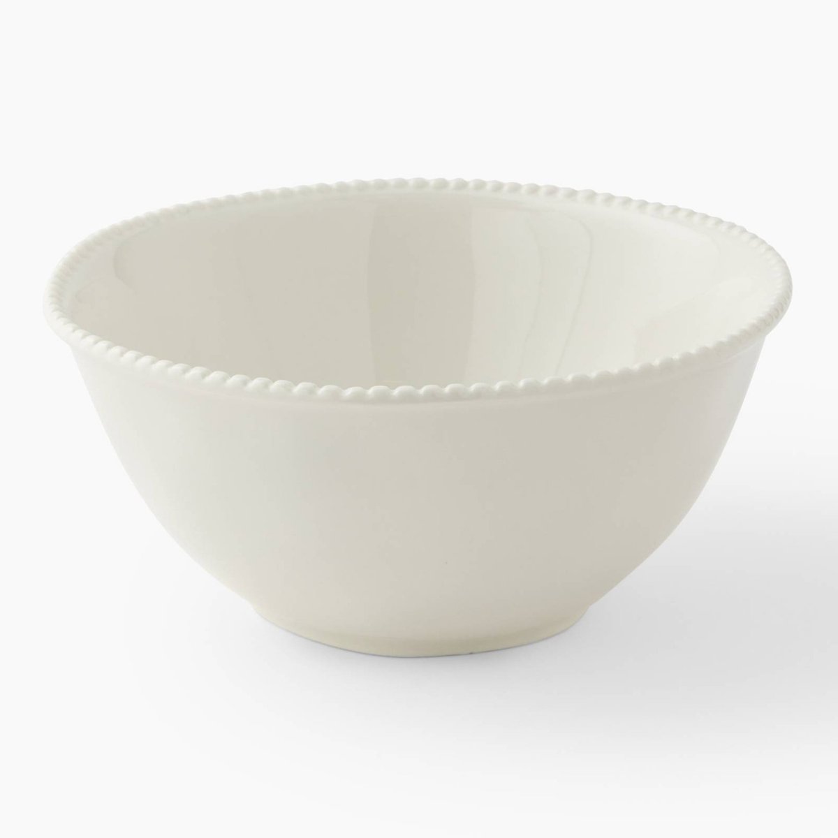 Saladier finition perlée, 21cm blanc, MONOPRIX MAISON