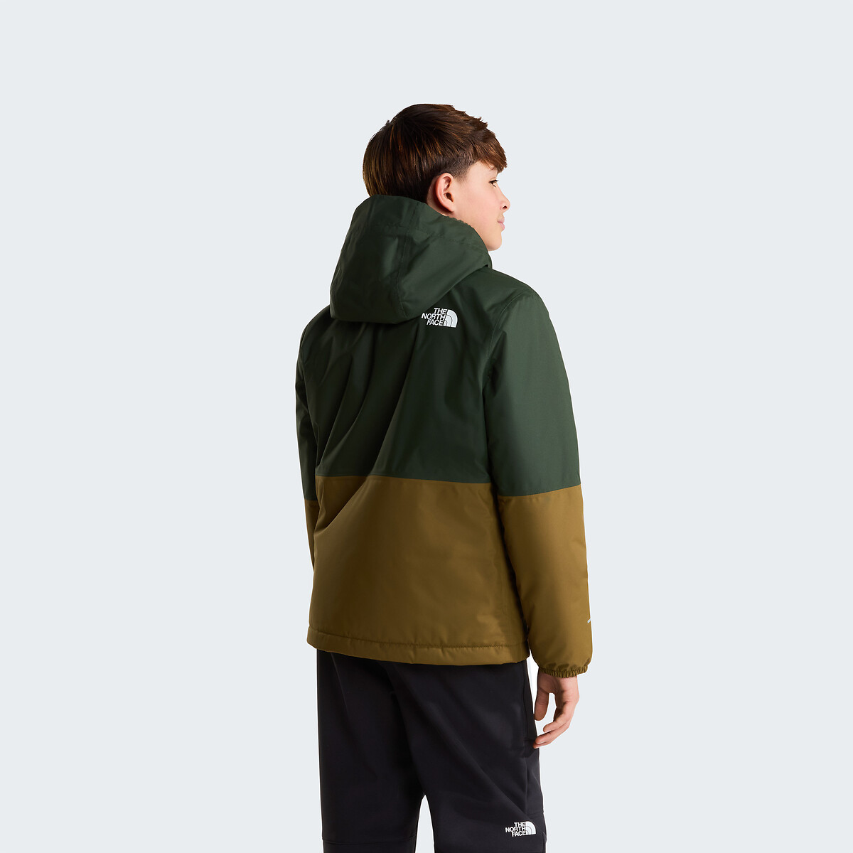 Cappotto foderato sherpa e cappuccio marrone/camel, THE NORTH FACE
