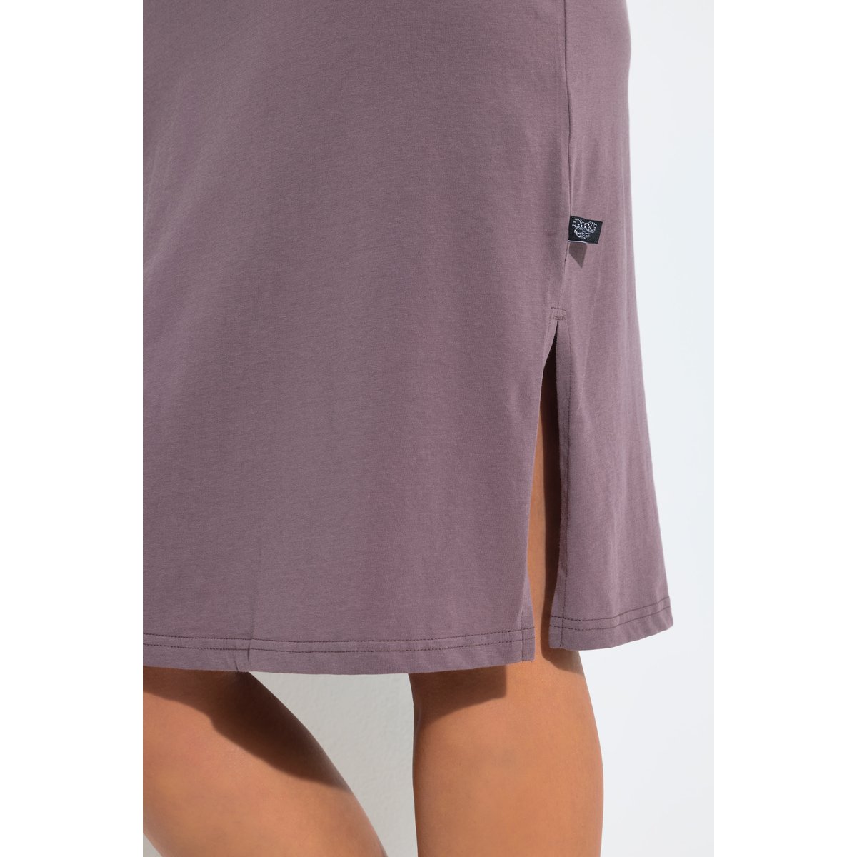 T-shirt long, Coffee Time, Col en V terre, ULLA POPKEN