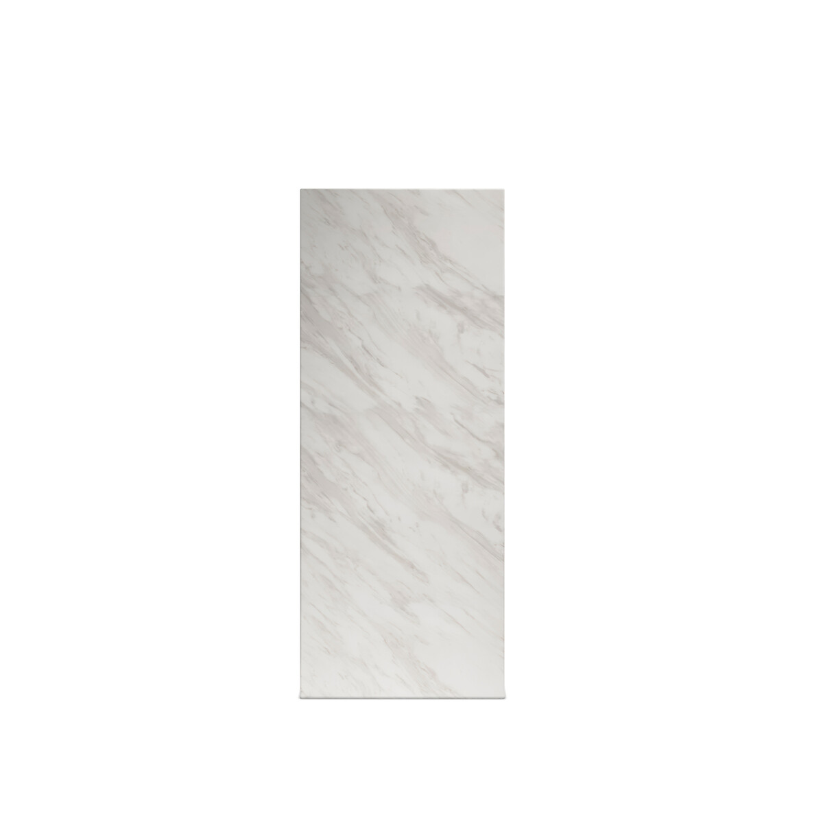 Serafina Tall Faux Marble Block Side Table white marble, ÉDITÉ