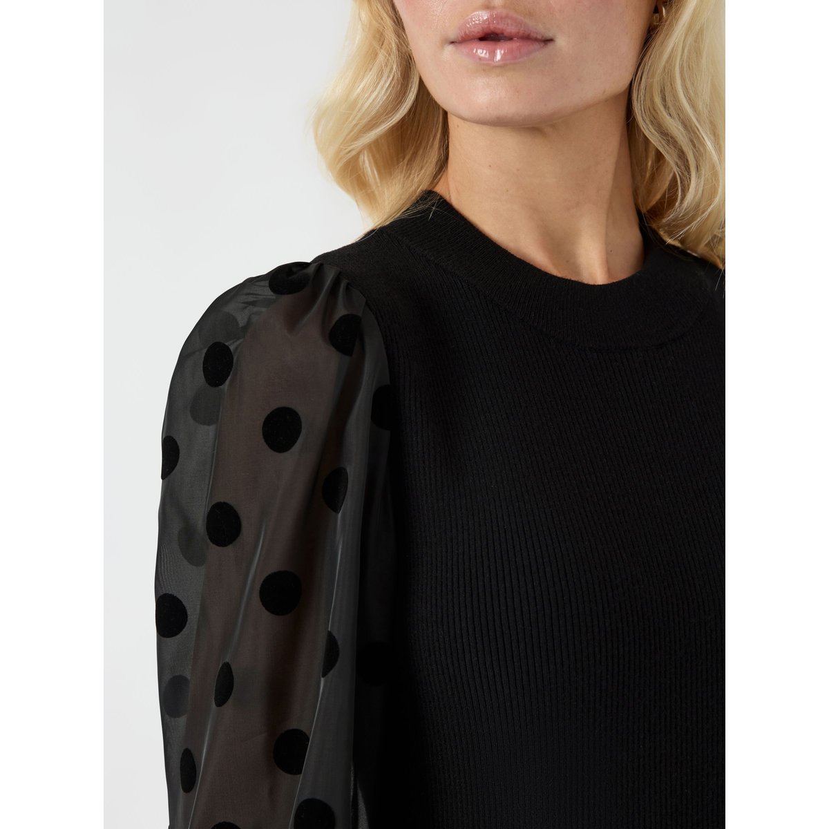 Robe En Maille noir - black, YAS