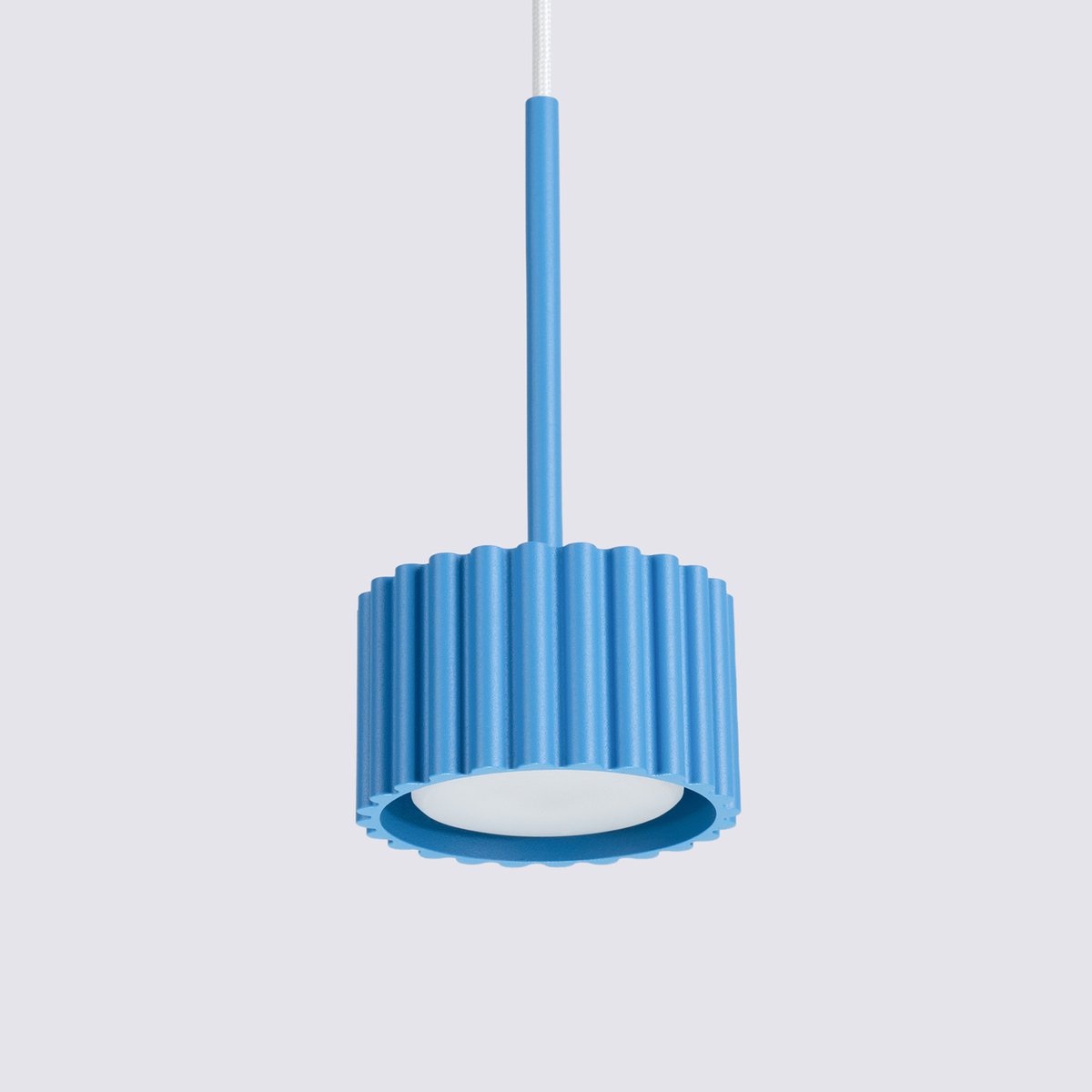 Suspension Aluminium Bleu Gx53 1 AURA bleu, EDEN