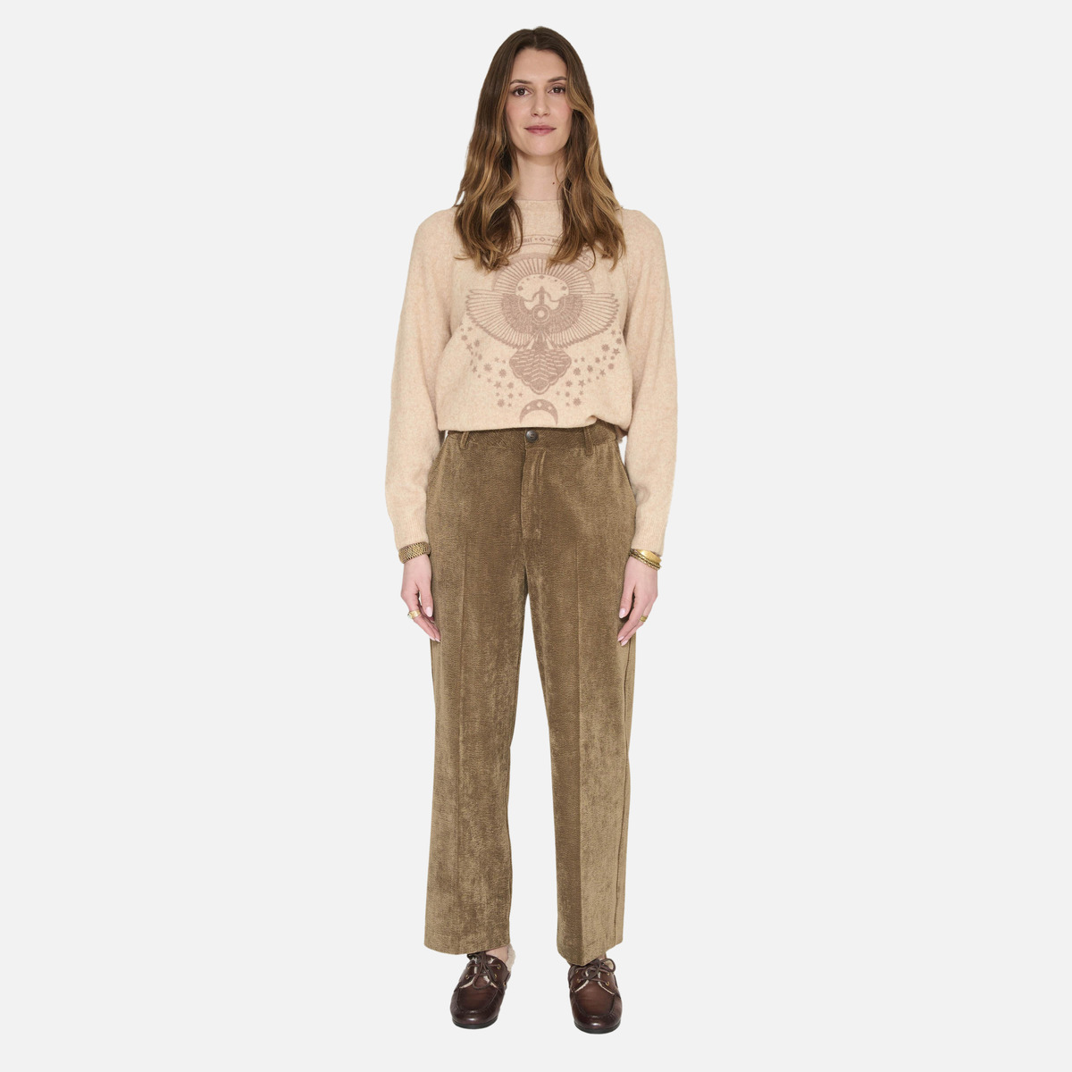 Pantalon POLICE 27w taupe, MKT STUDIO