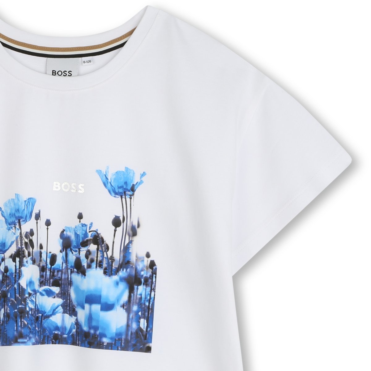 T-shirt à manches courtes blanc, BOSS KIDSWEAR