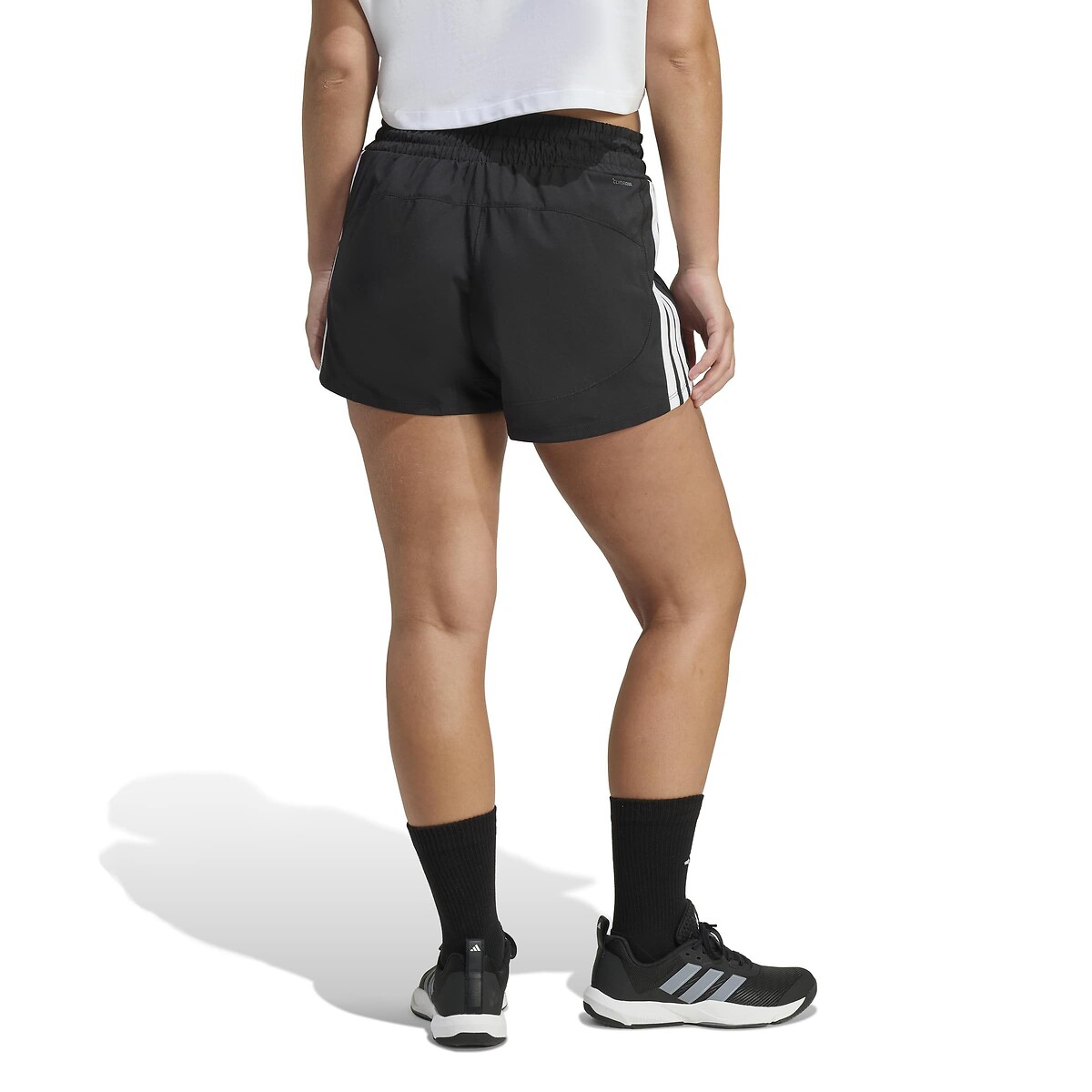 Short de sport PACER noir, adidas Performance