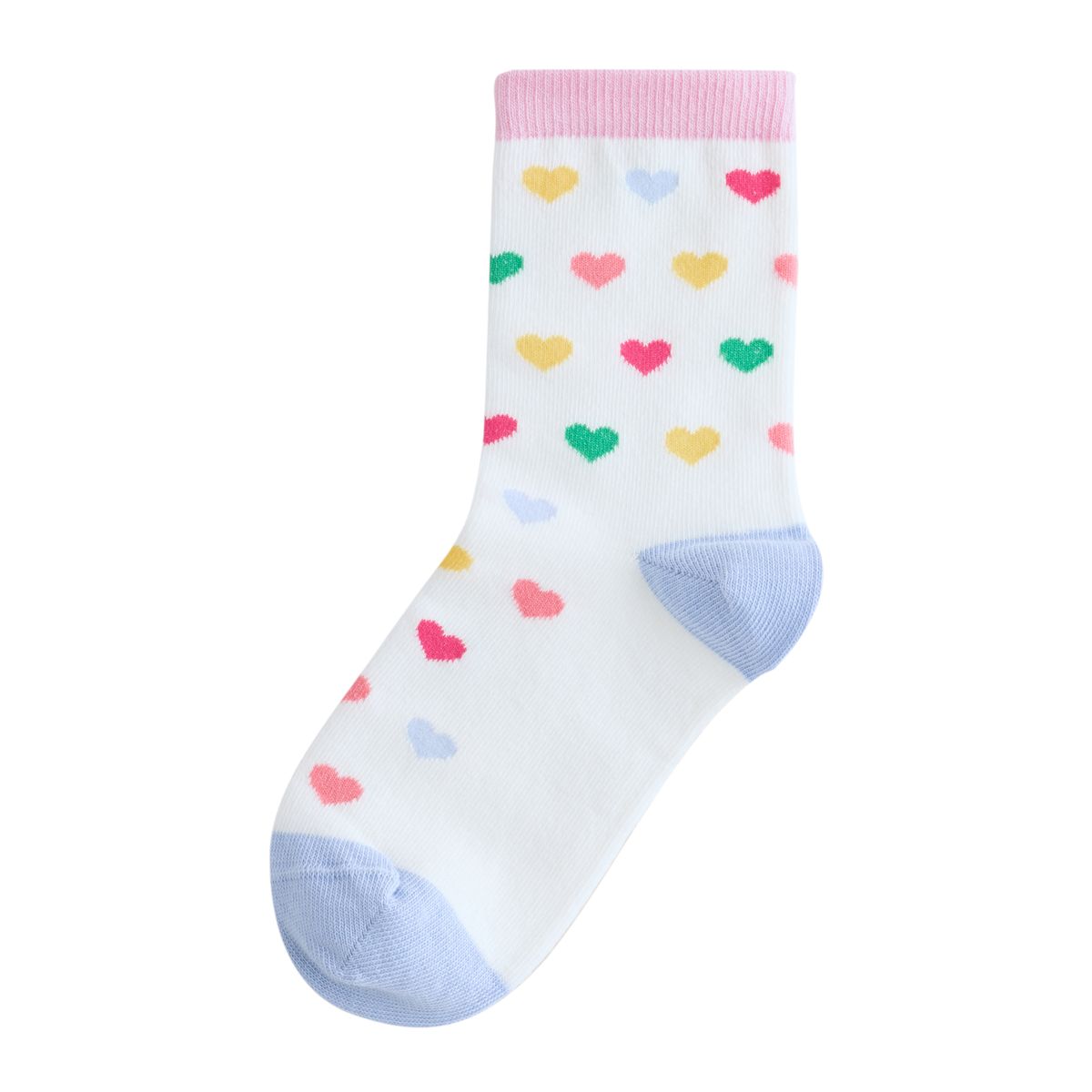 Socquettes coton licornes, 7 paires rose, vert et bleu marine, NEXT