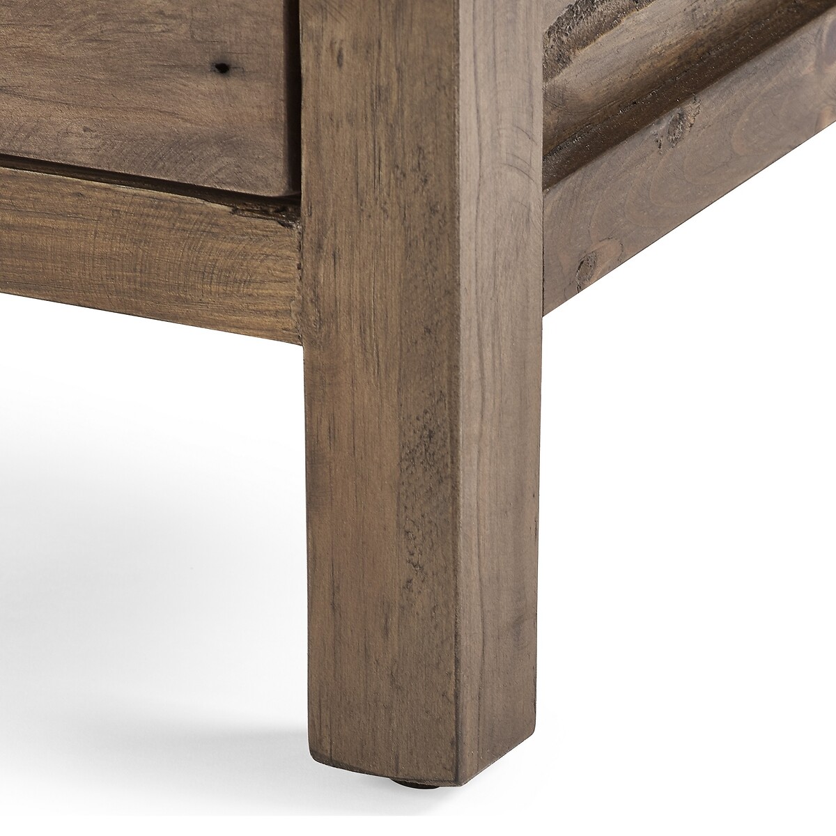 Ember Reclaimed Wood 6 Drawer Wide Chest rustic dark wood, SO'HOME