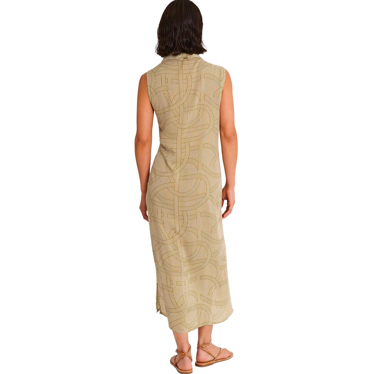 Robe estivale longue sans manches REVERIE blanc, SELMARK MARE
