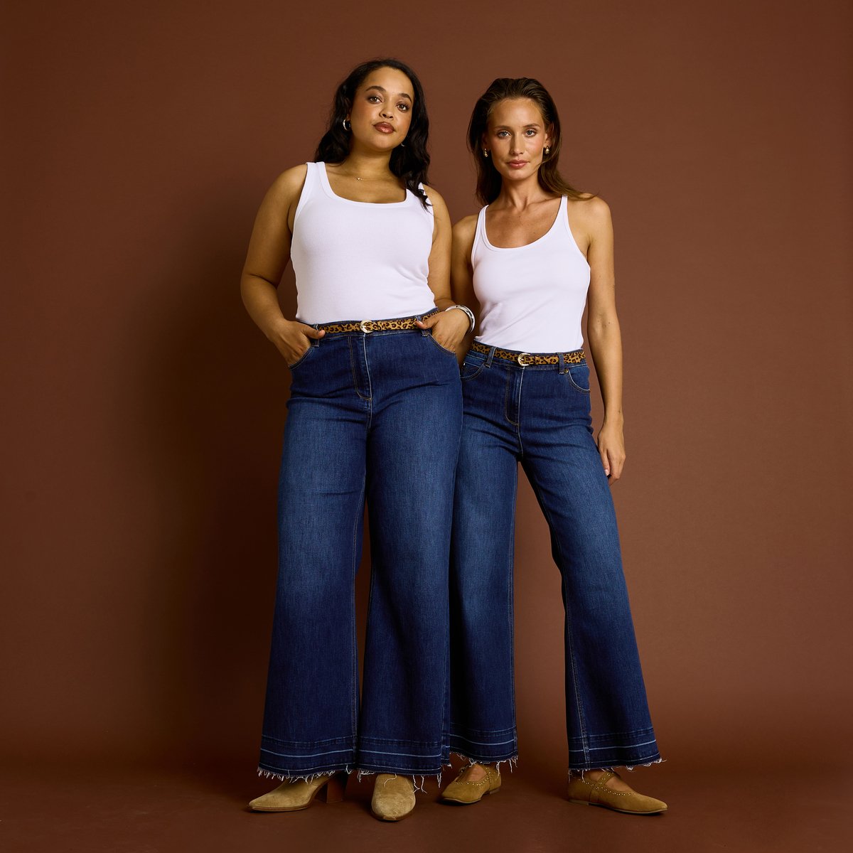 Jean flare RENO F02 bleu, GRAIN DE MALICE