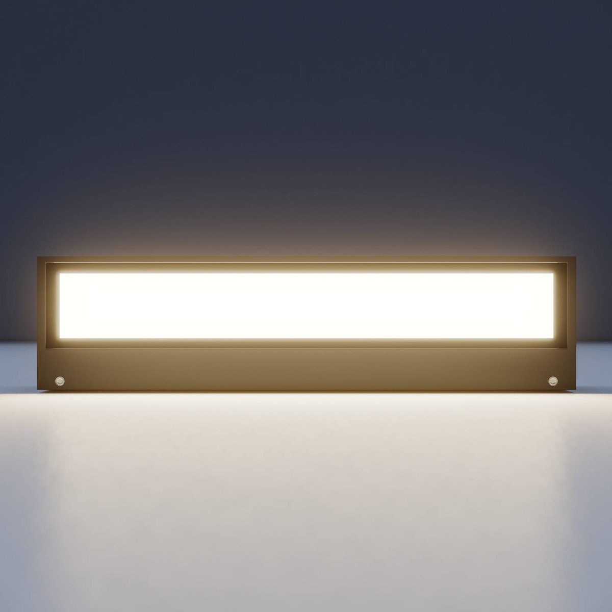 Applique extérieure en aluminium moderneLED anthracite, LUCANDE