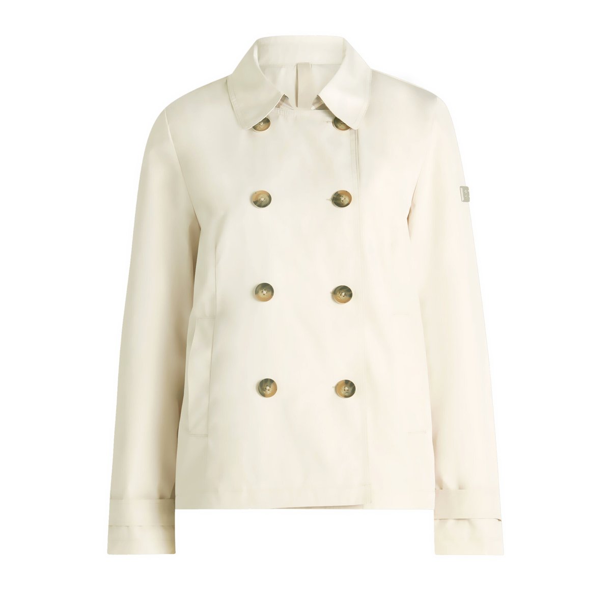 Manteau court à col white sand, BETTY BARCLAY