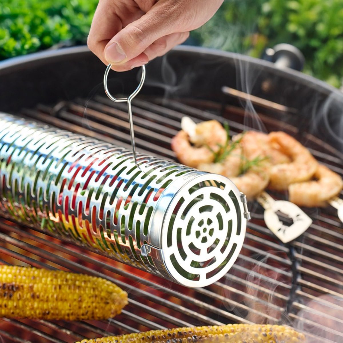 Panier en rouleau de luxe bbq, 30,5 cm couleur unique, GEFU