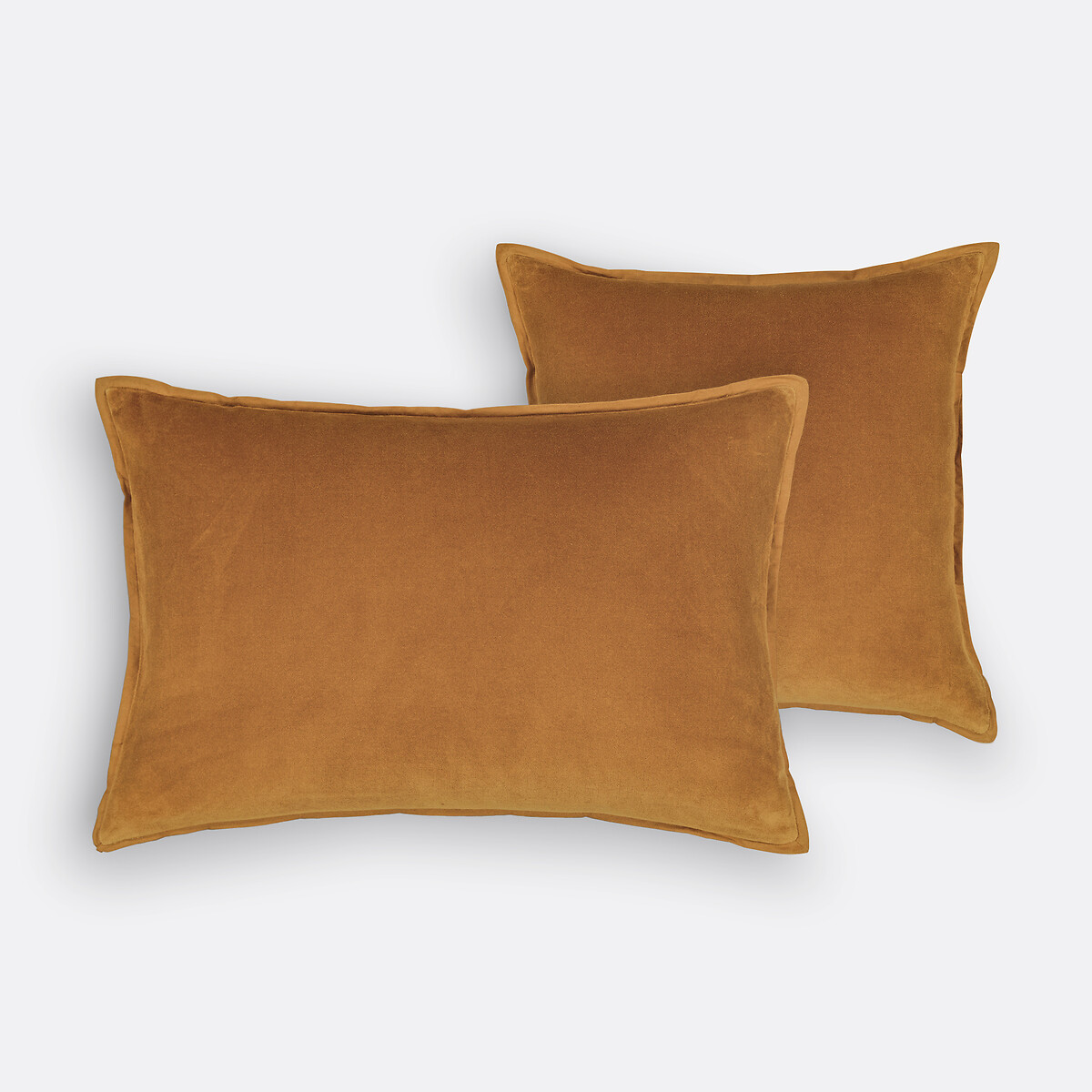 Capa de almofada de veludo lisa, Alette caramelo, LA REDOUTE INTERIEURS