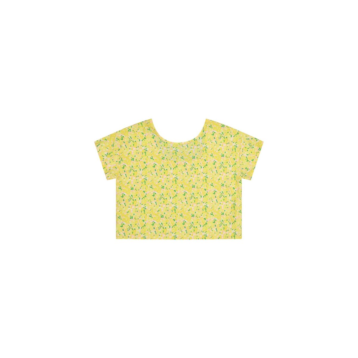 Top en viscose imprimé jaune, WE ARE JOLIES