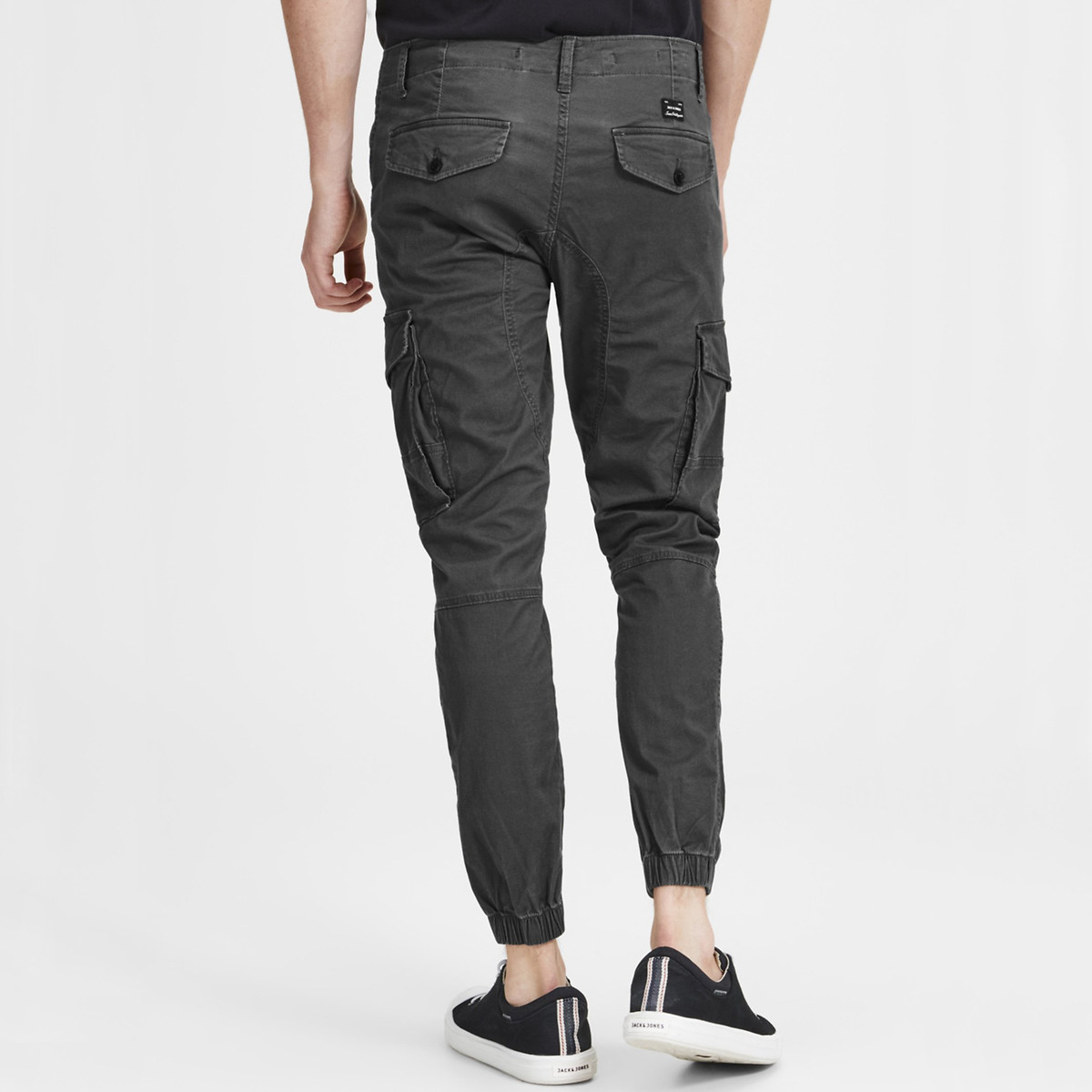 Pantaloni cargo, Paul Flake grigio, JACK & JONES