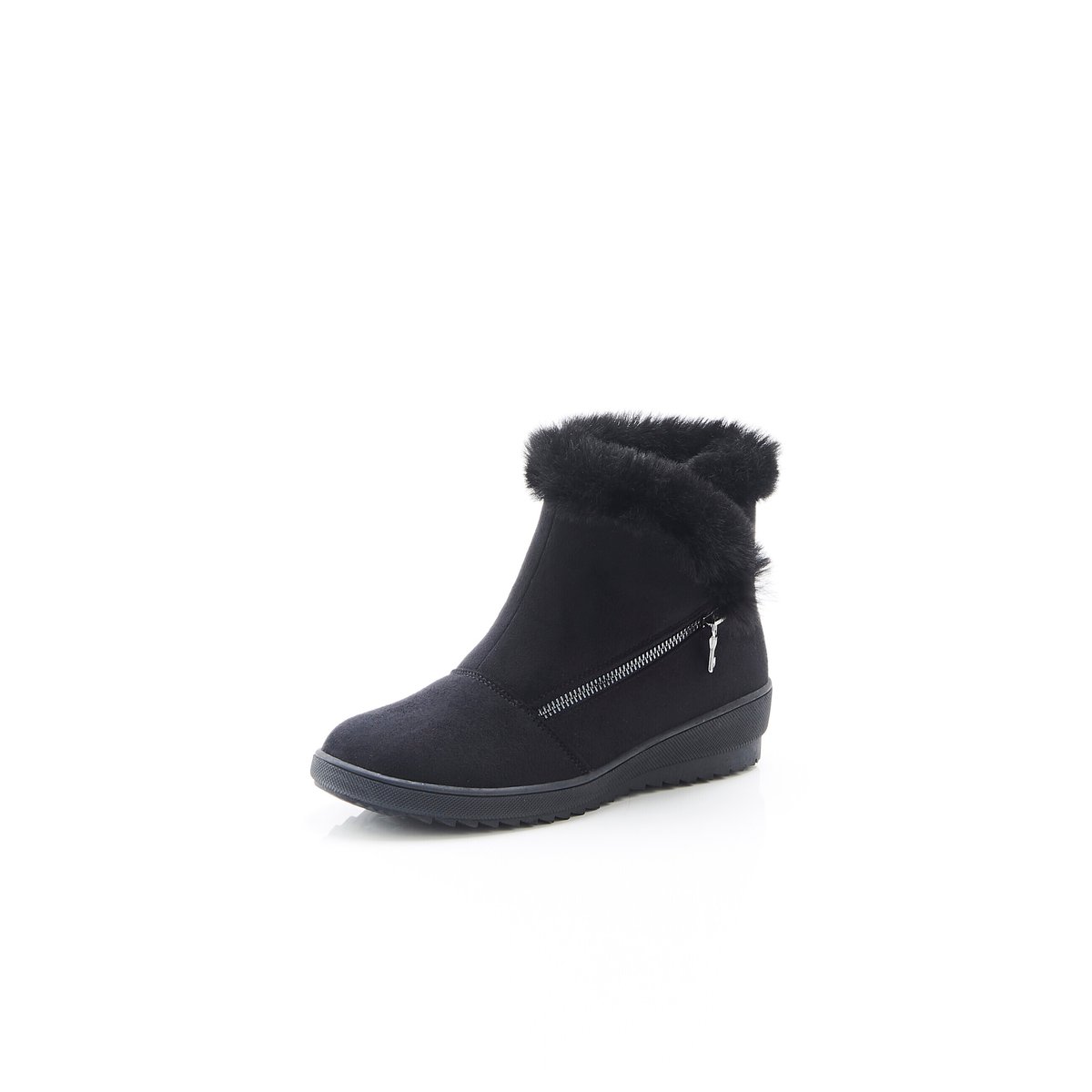 Boots Thermolactyl glissière latérale bleu noir, DAMART
