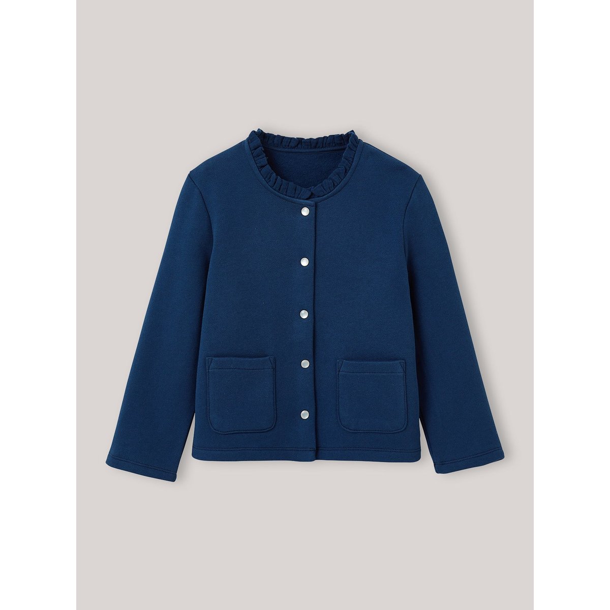 Gilet en molleton - coton biologique marine, CYRILLUS
