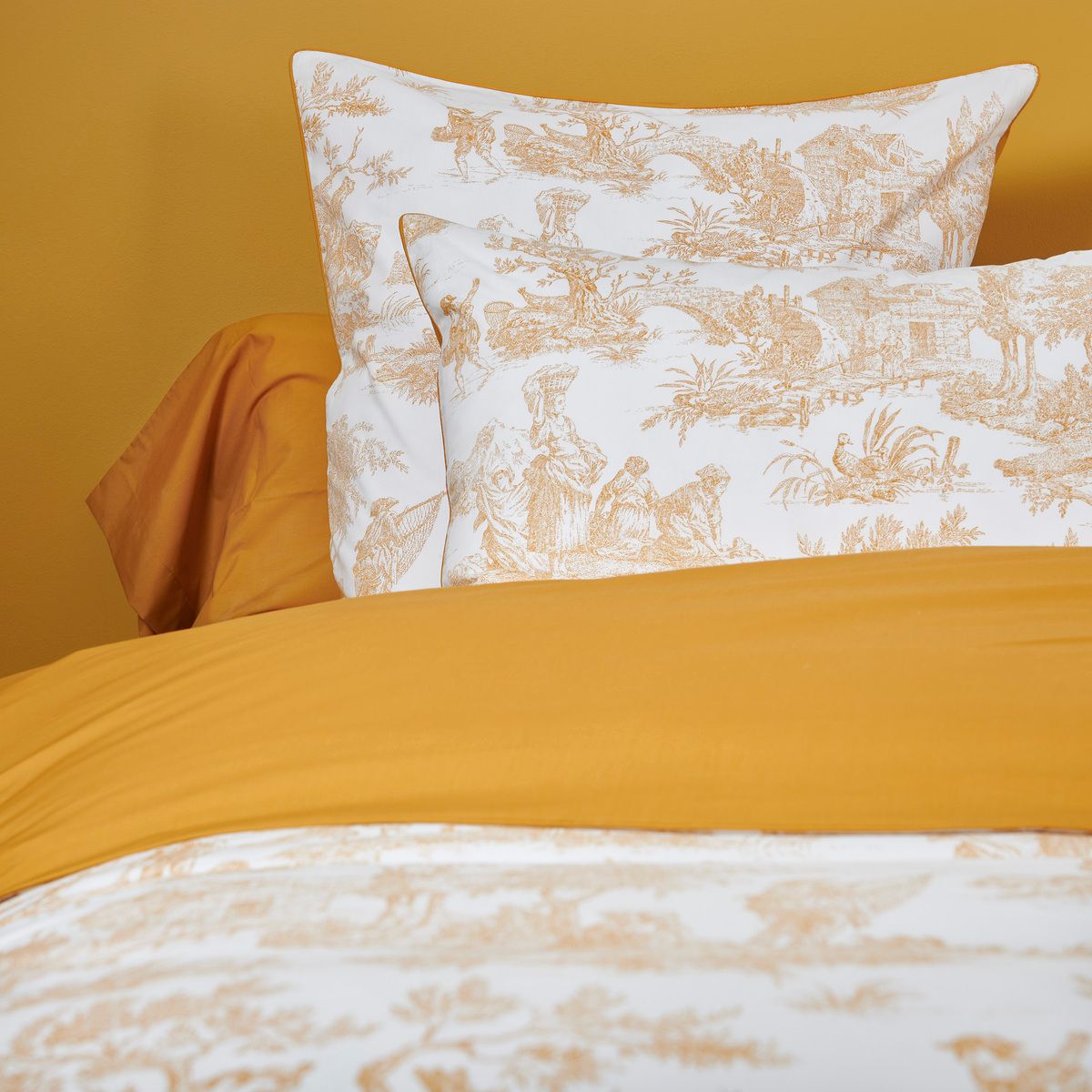 Taie D'oreiller Rêve En Or Percale De Coton - REVE EN OR motifs, TRADITION DES VOSGES