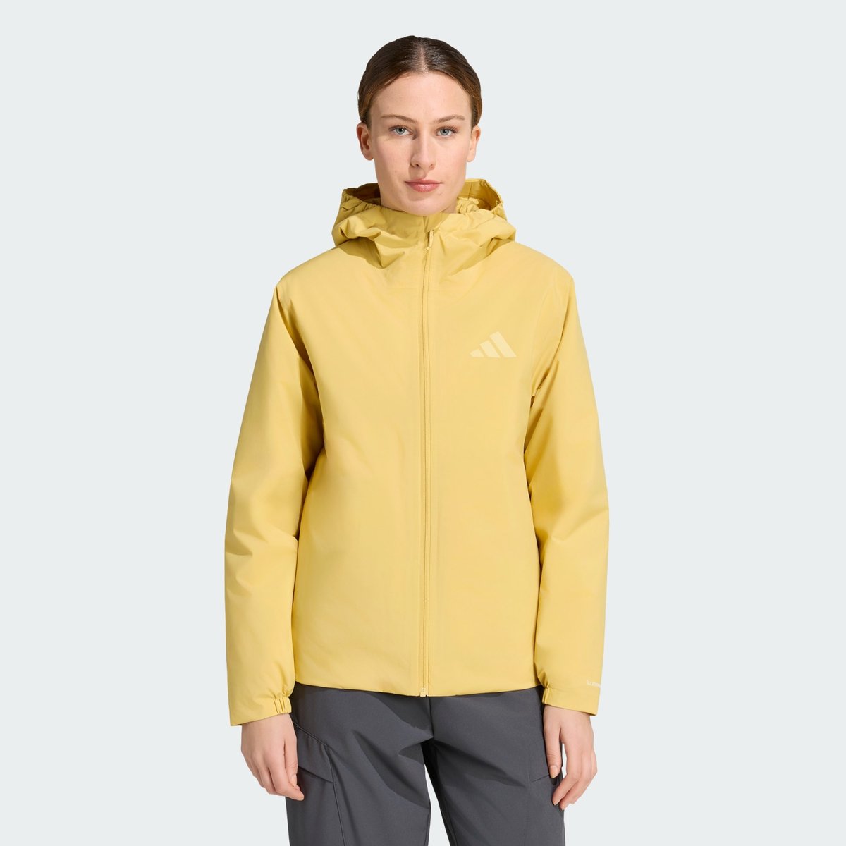 Veste À Capuche Protection Isolante Terrex Multi Essentials Climaproof Veste À Capuche Protection Isolante Terrex Multi Essentials Climaproof pyrite, adidas Performance