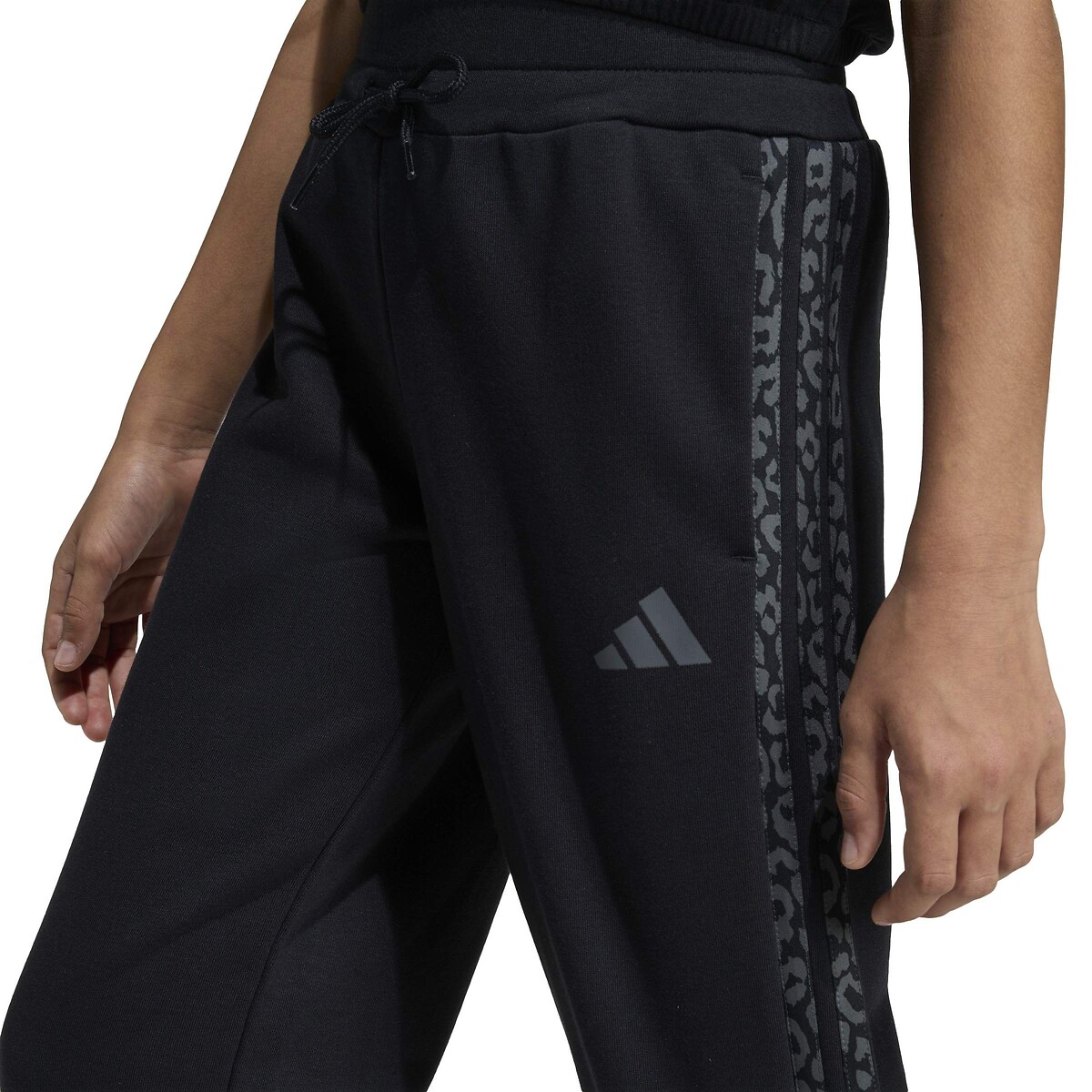 Pantaloni da jogging, 3 bande stampate leopardate nero , ADIDAS SPORTSWEAR