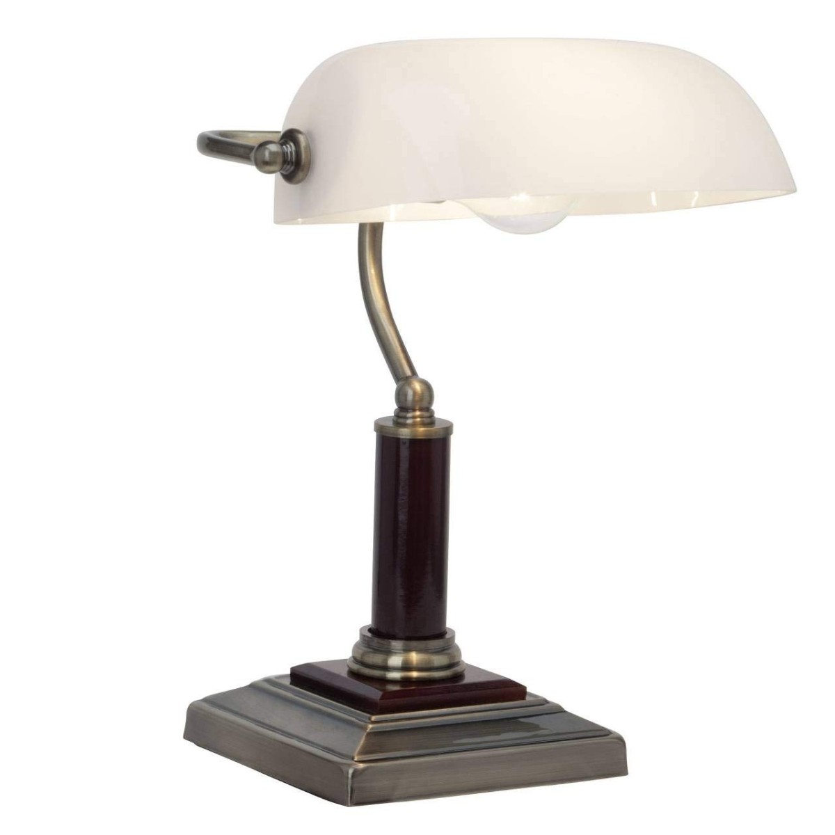 Lampe BANKIR marron, BRILLIANT
