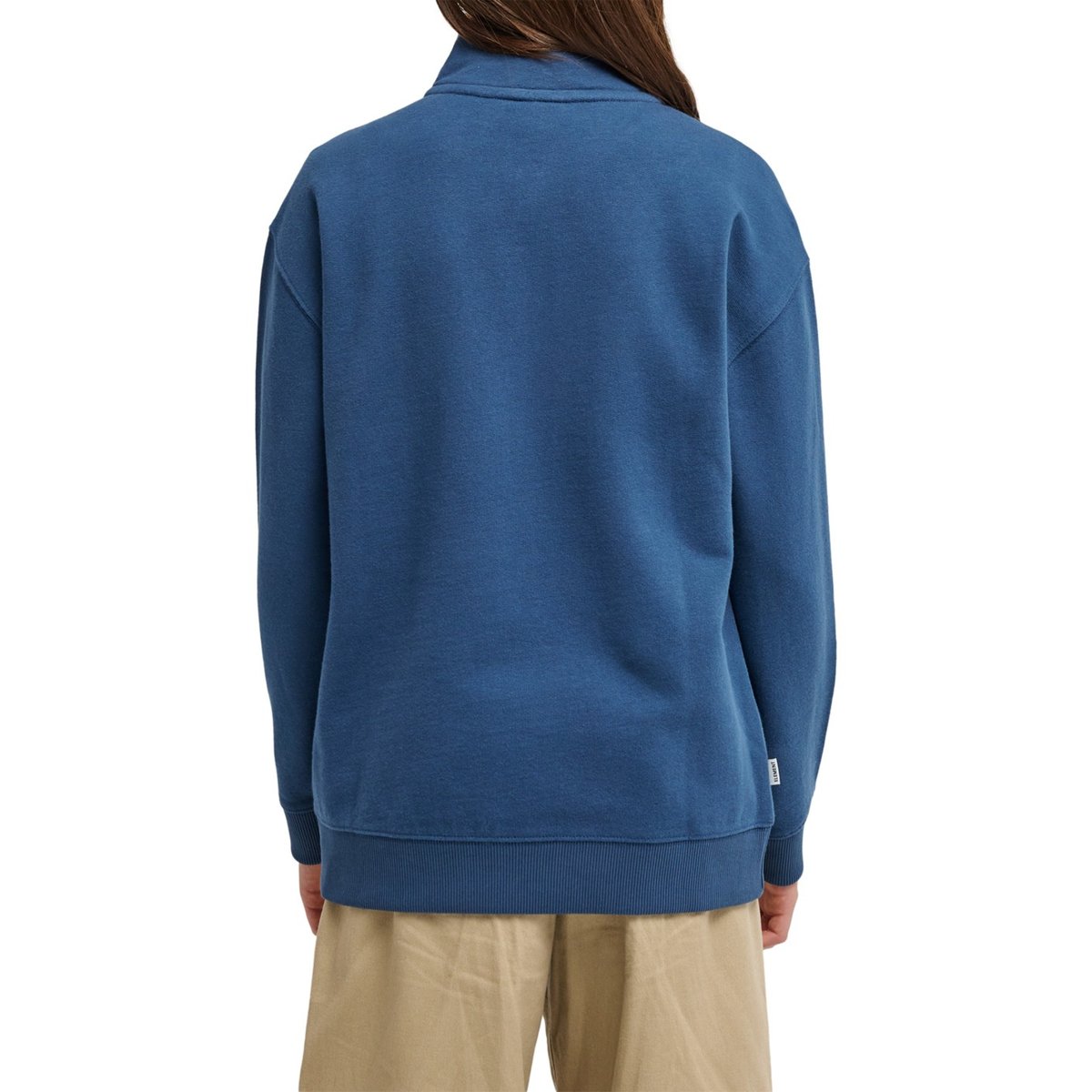 Sweat-shirt à col zippé ELEMENT CO bleu dark denim, ELEMENT