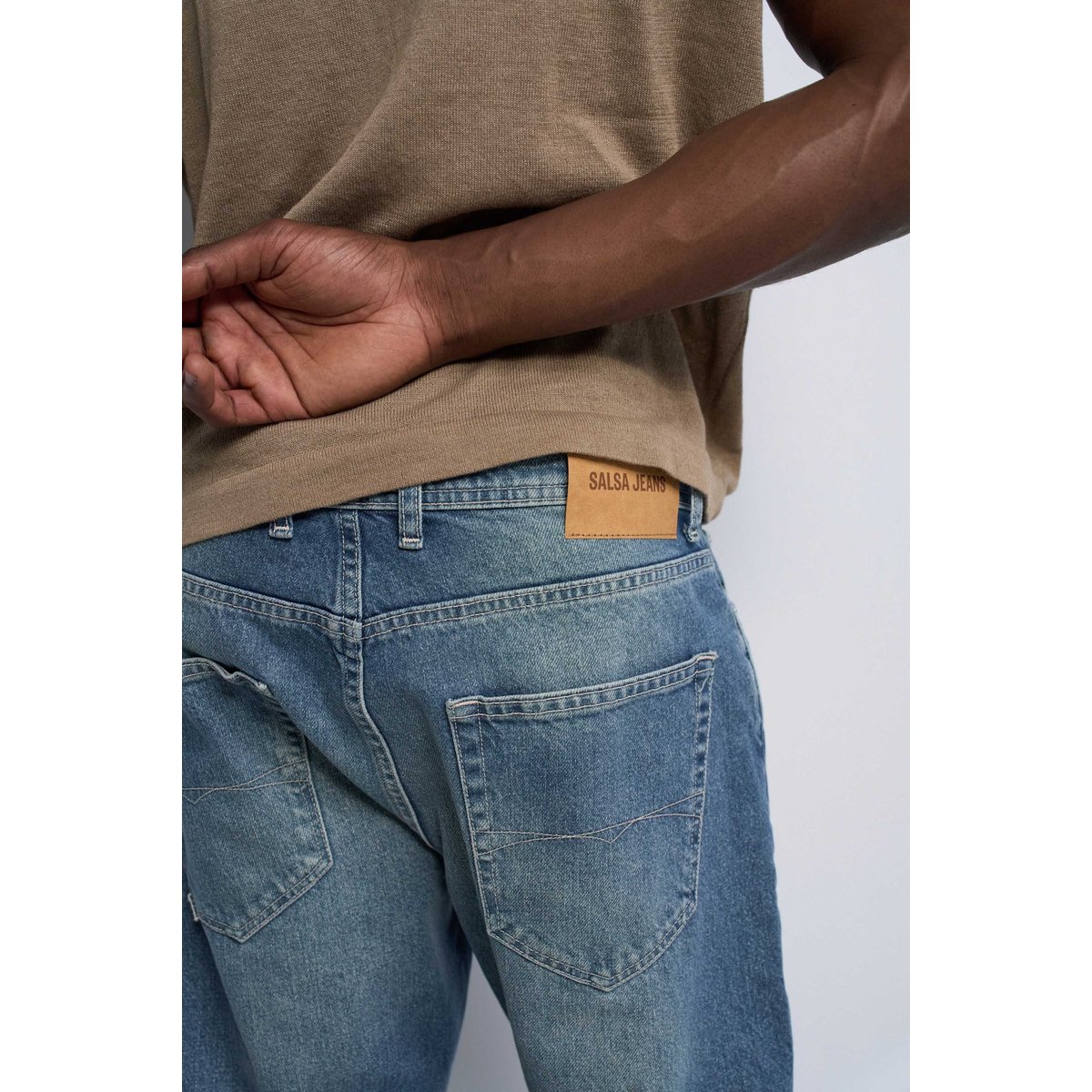 JEANS STRAIGHT FIT bleu vintage, SALSA JEANS