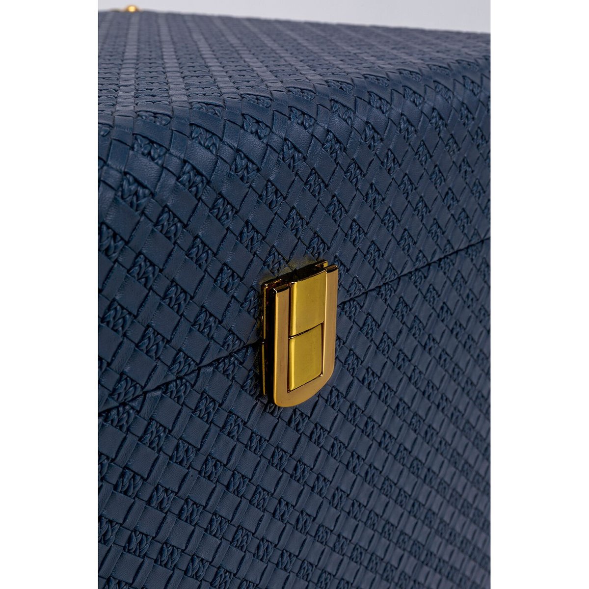 Coffre en simili, BLUE HOUR bleu, KARE DESIGN