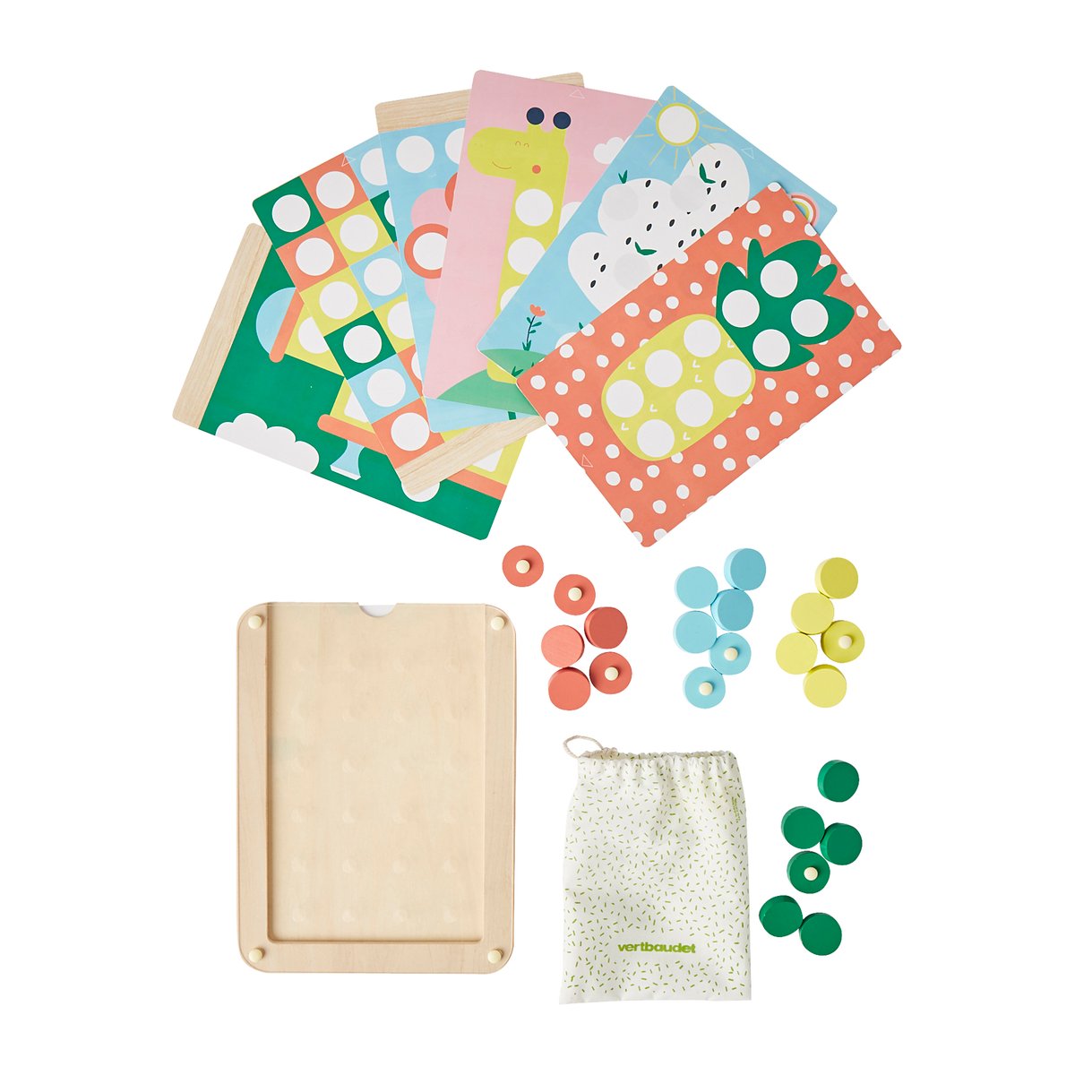 Mon premier jeu des couleurs blanc, VERTBAUDET