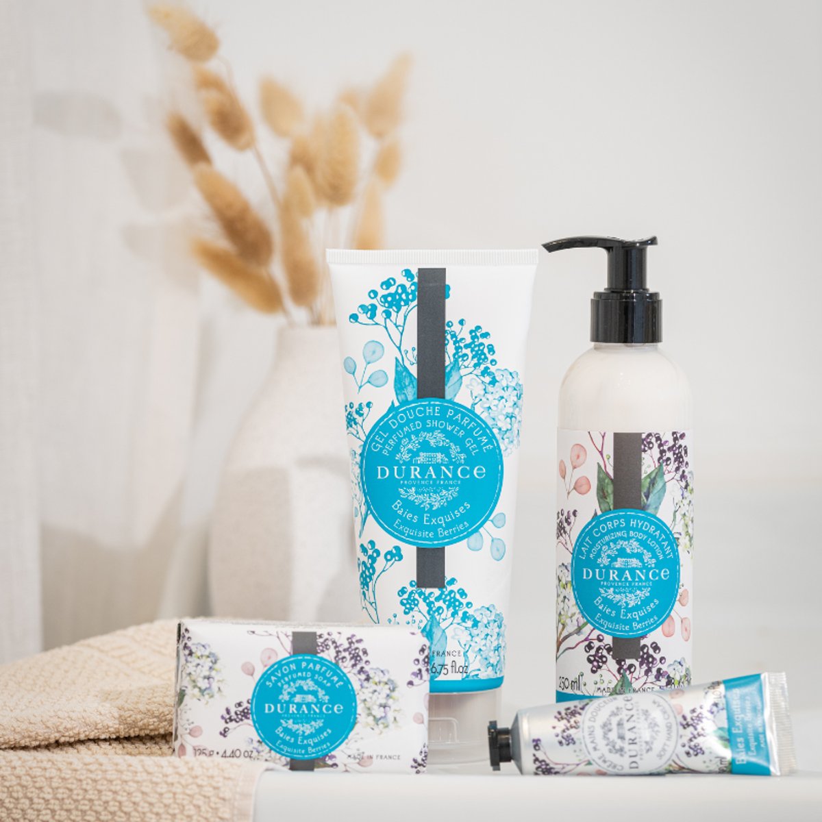 Gel douche BAIES EXQUISES couleur unique, DURANCE