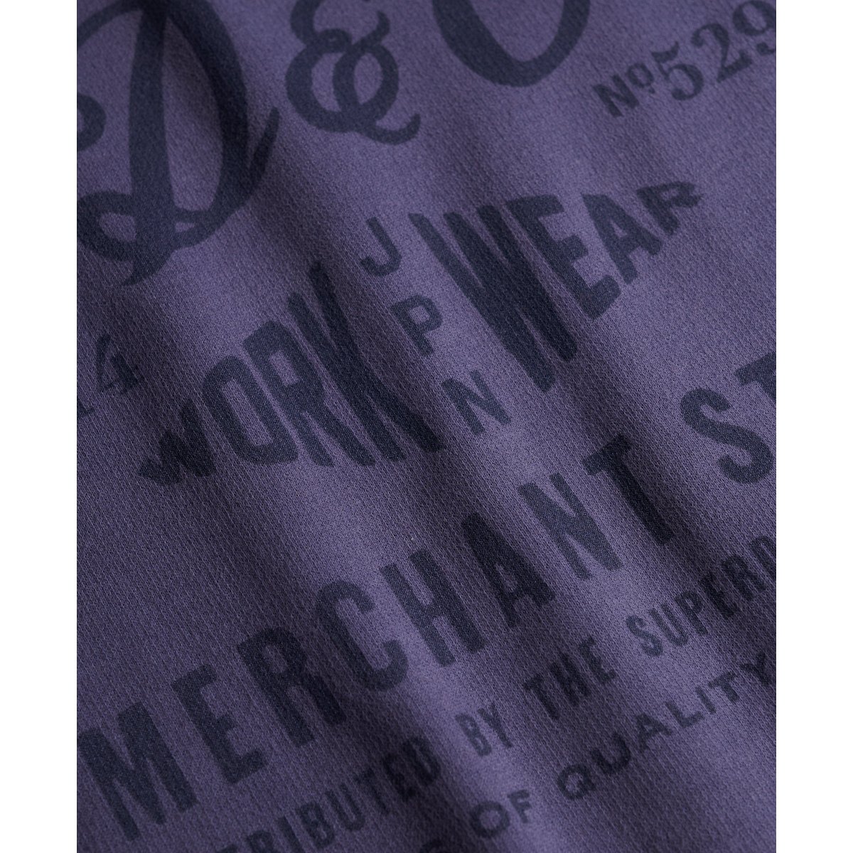 Sweatshirt Imprimé Vintage The Merchant Store bleu marine doux, SUPERDRY