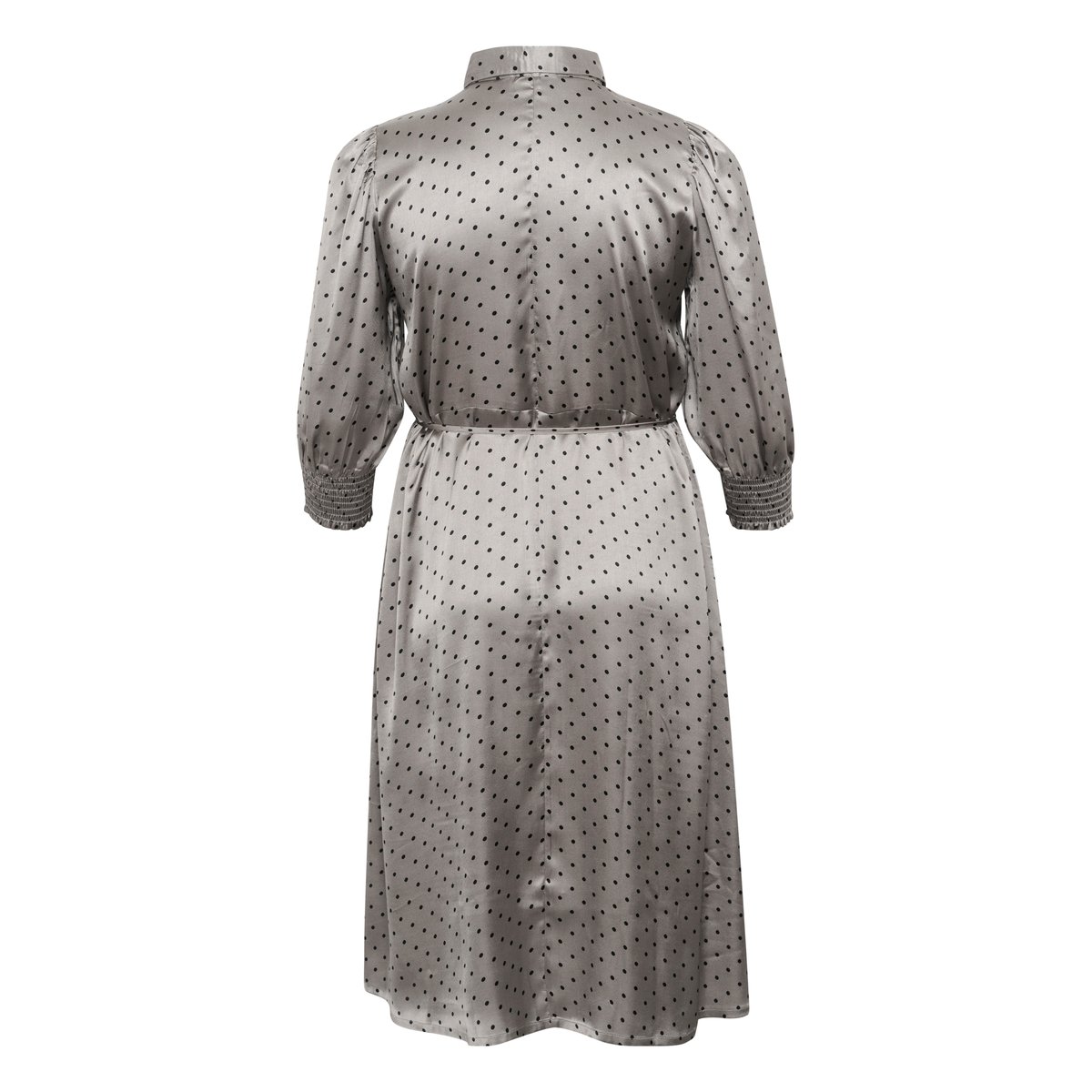 Dress gris steeple gray black dot, KAFFE CURVE