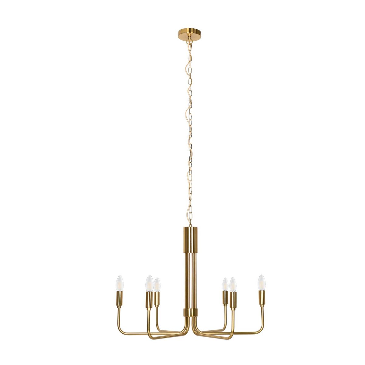 Lustre en métal antique, Elanova laiton, LINDBY