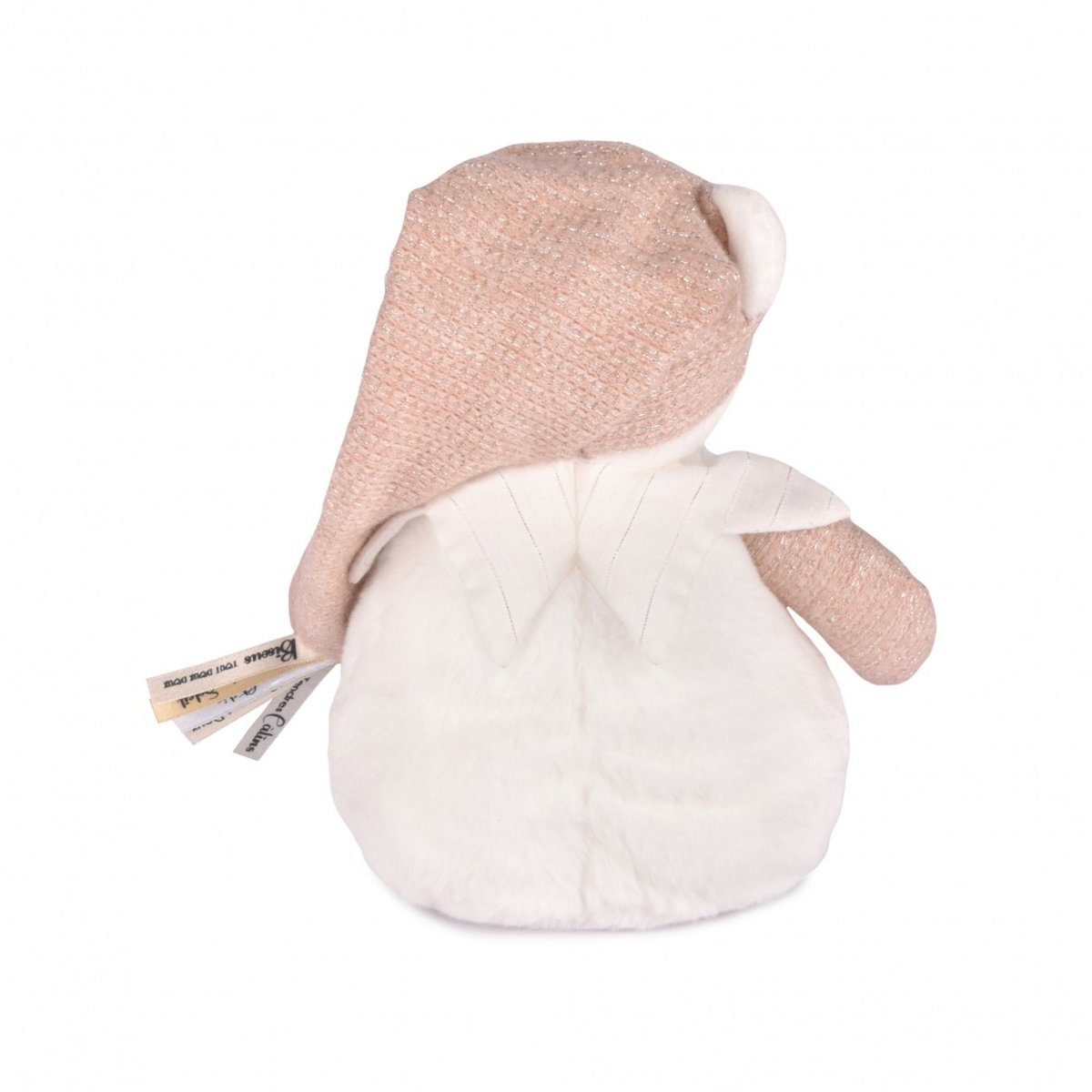 Veilleuse peluche musicale ours rose, DOUDOU ET COMPAGNIE