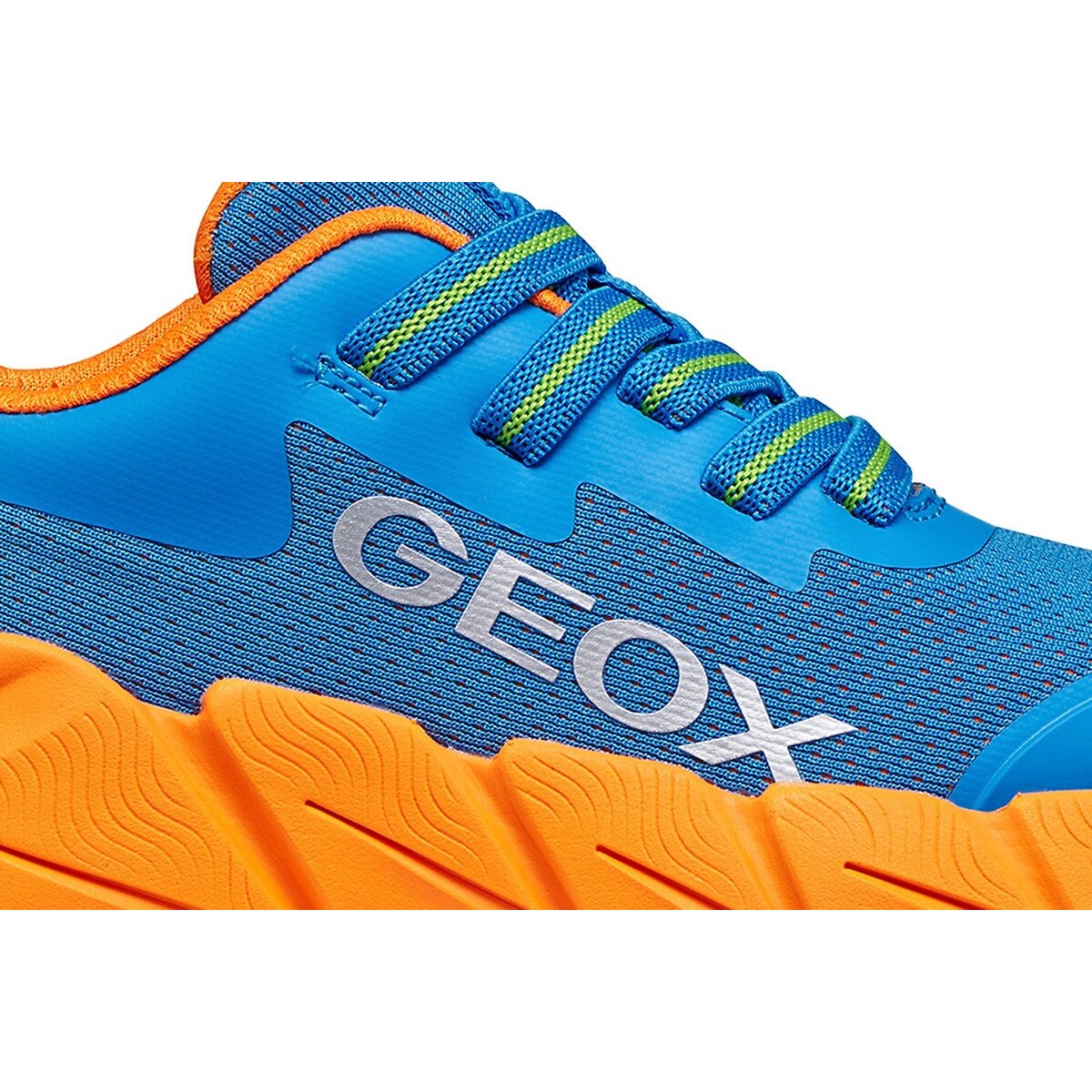 Baskets respirantes FLEXYPER, FAST IN bleu/orange, GEOX