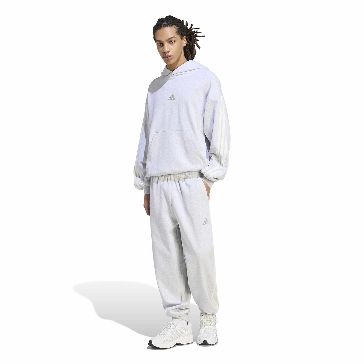Pantalon de survêtement, FUTURE ICONS gris clair chiné, ADIDAS SPORTSWEAR