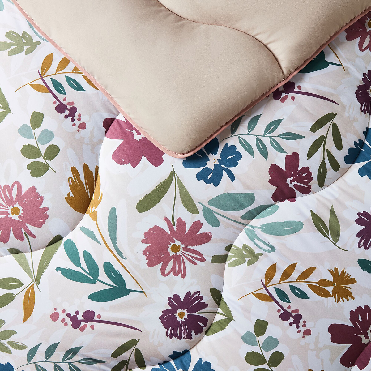 10.5 Tog Autumn Meadow Coverless Duvet and Pillowcase Set multi-coloured, NIGHT LARK