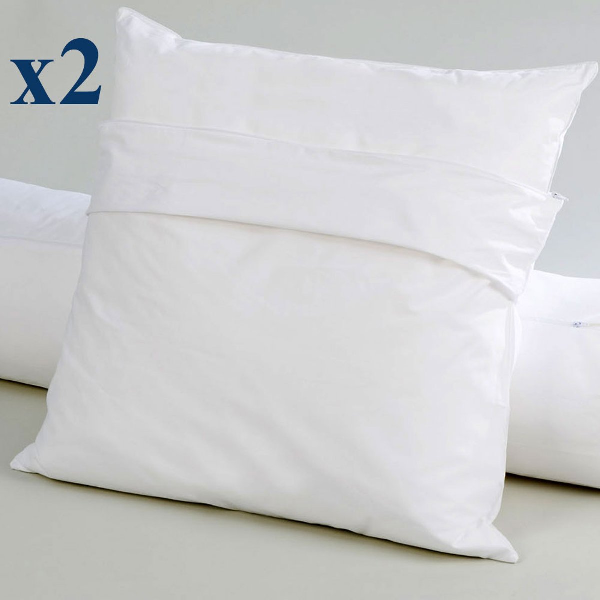 Lot de 2 Protège Oreillers Ardenay blanc, DROUAULT
