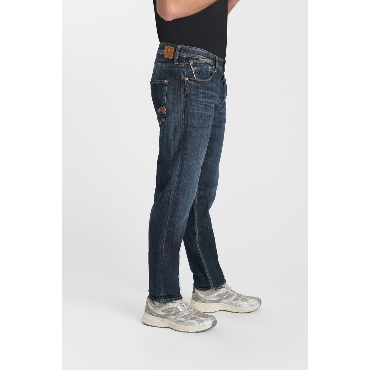 Jeans loose, large 900/19, longueur 34 blue, LE TEMPS DES CERISES