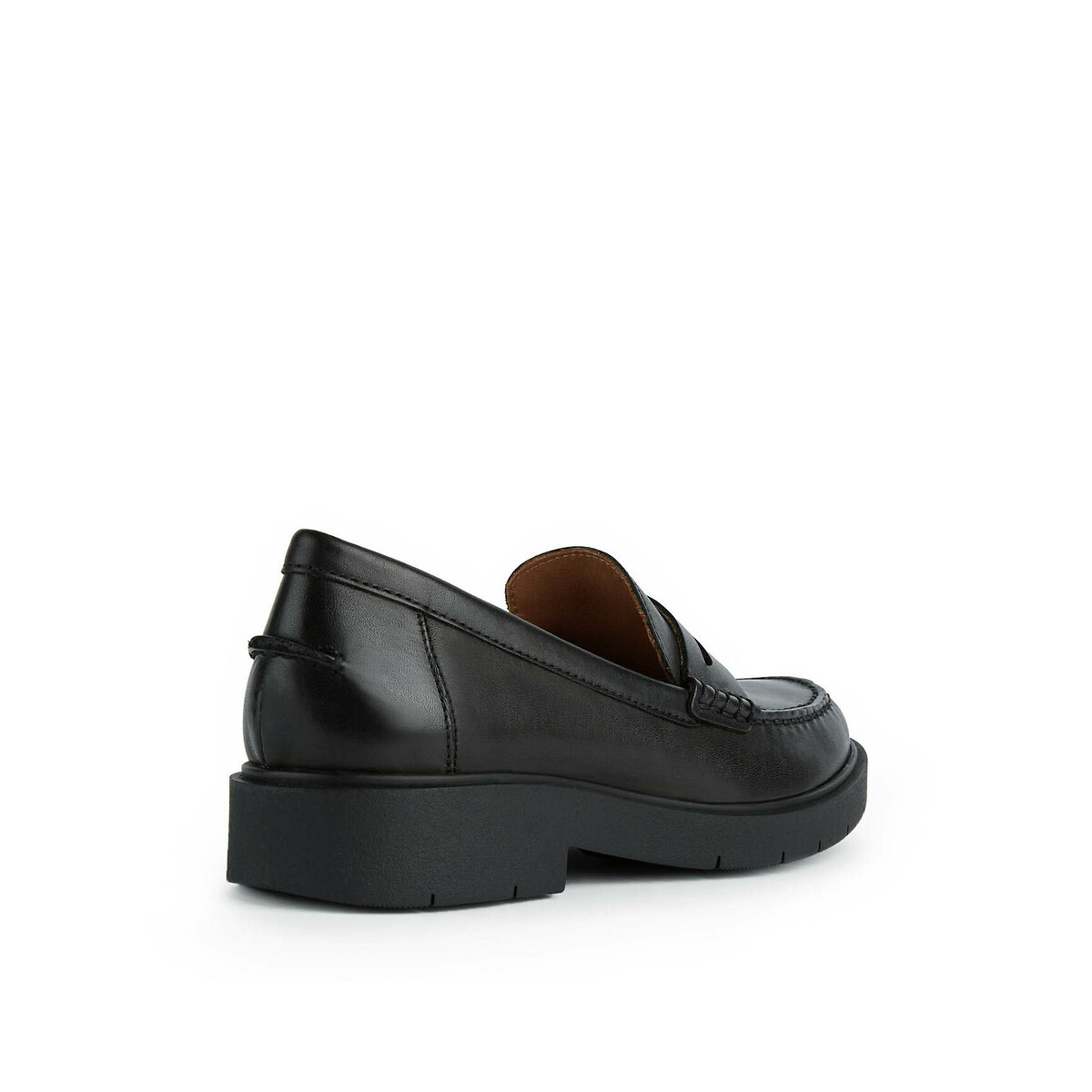 Mocassins en cuir respirant Spherica EC1 noir, GEOX