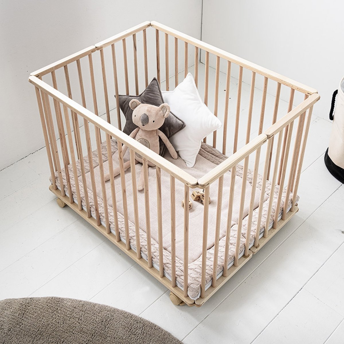 Parc pliable TIGRE naturel, PETITE AMELIE