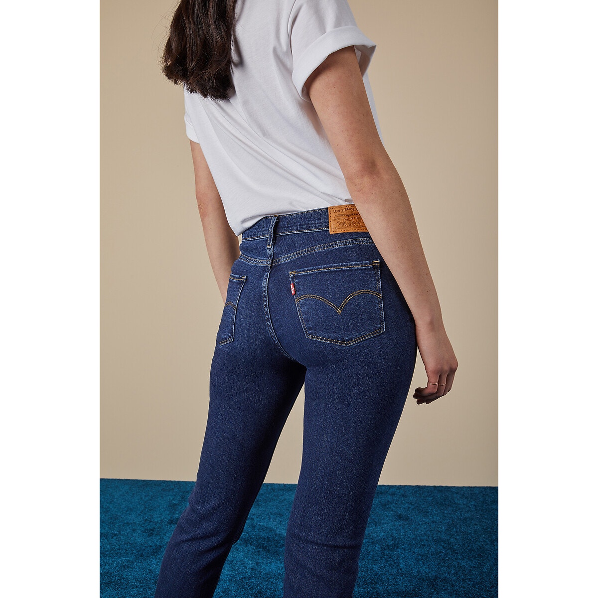 Jean 724 High Rise Straight never forget, LEVI'S