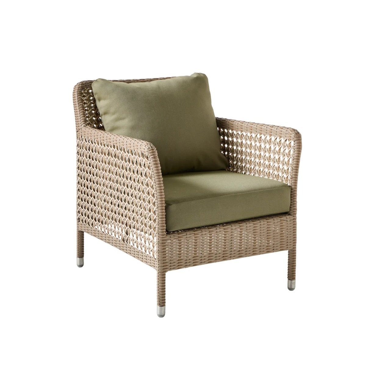 Fauteuil résine ANTIBES LATERITE vert autres, KOK
